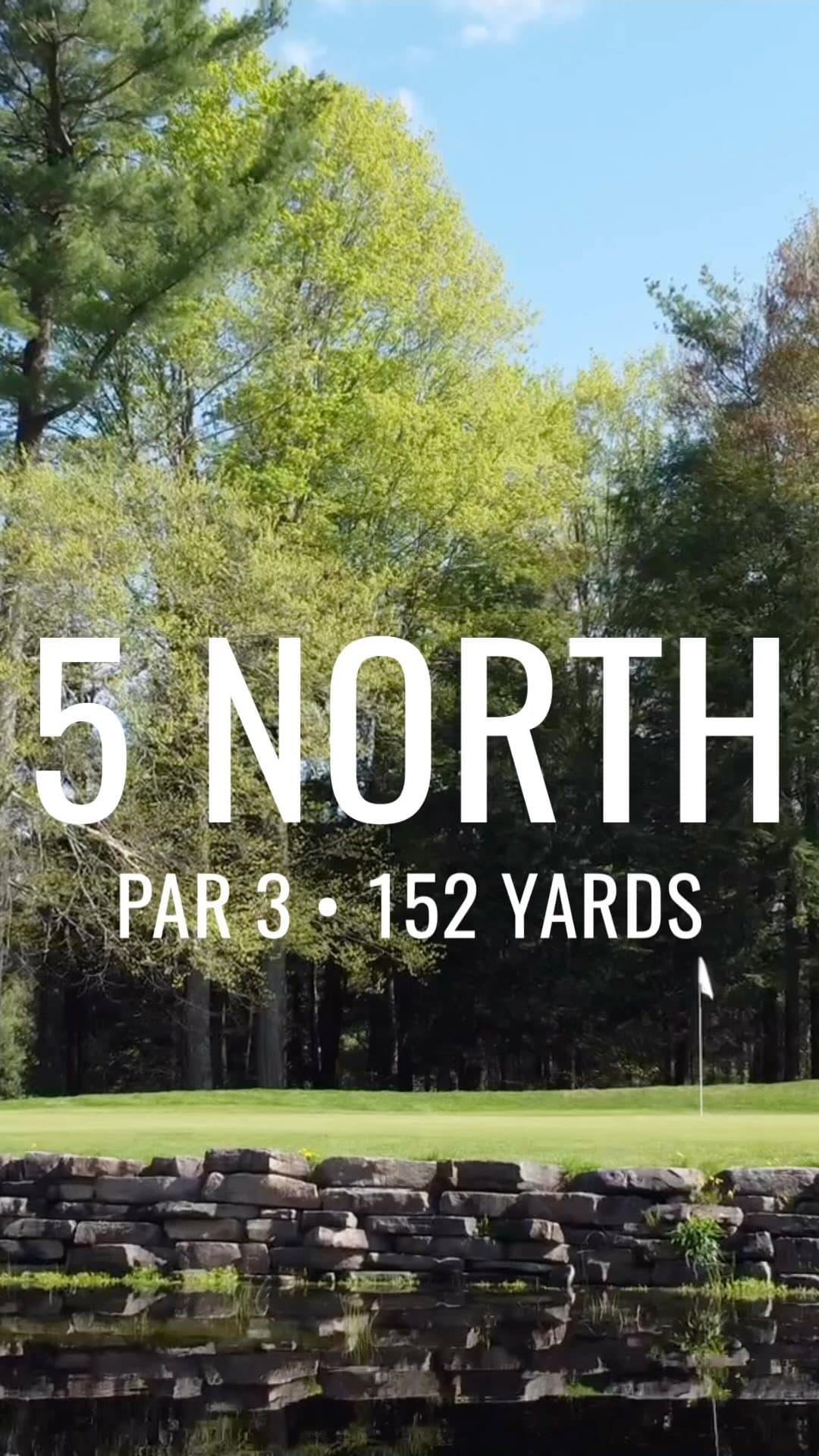One of the most fun par 3s around 🔥 #PlayTheLake