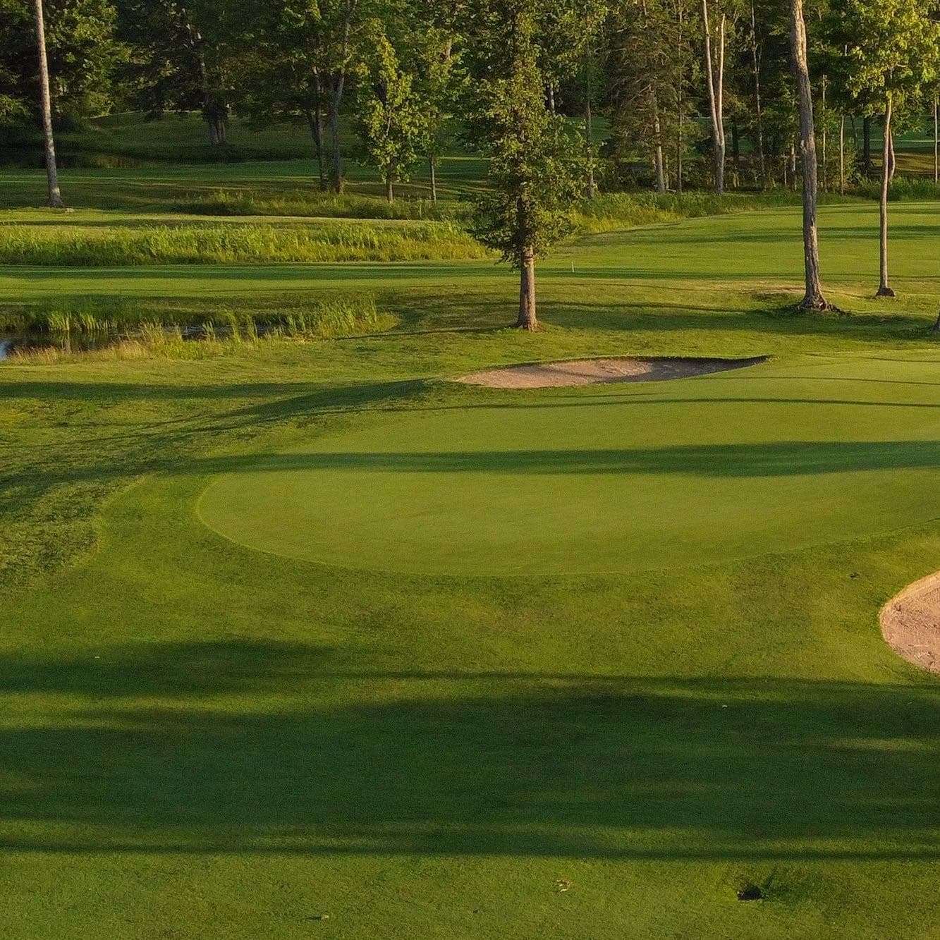 The smallest green on the course and one of the most difficult💀#PlayTheLake