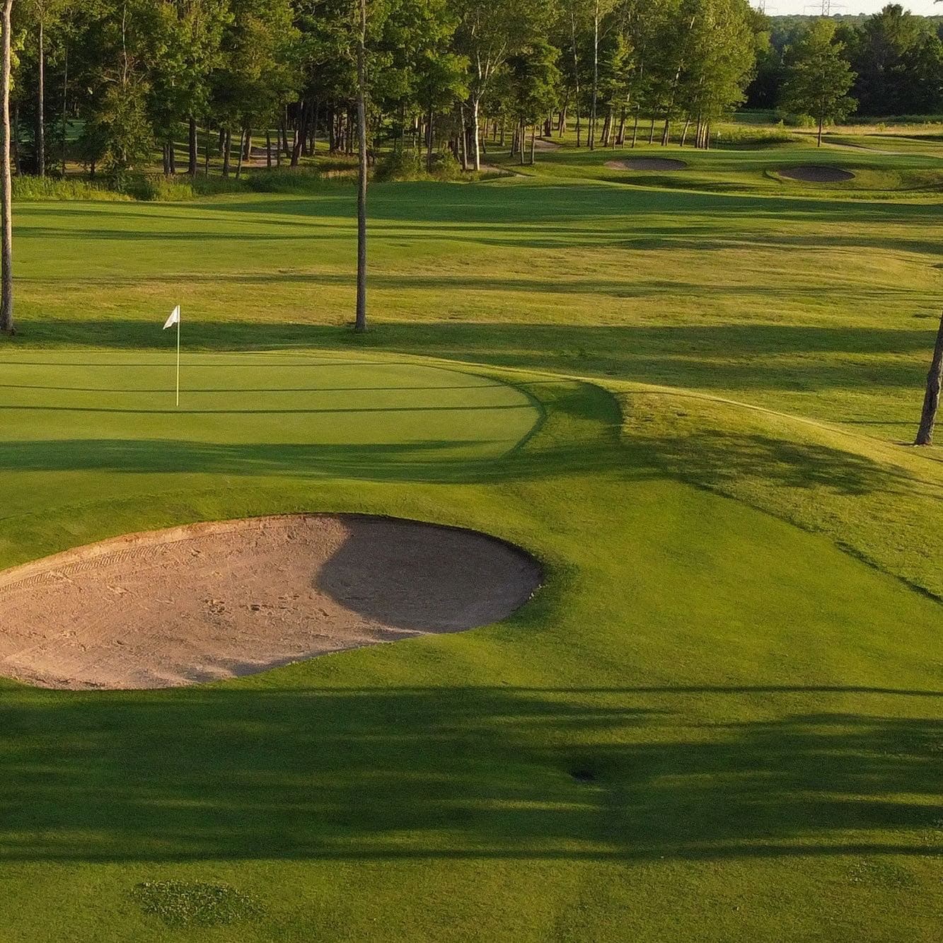 The smallest green on the course and one of the most difficult💀#PlayTheLake