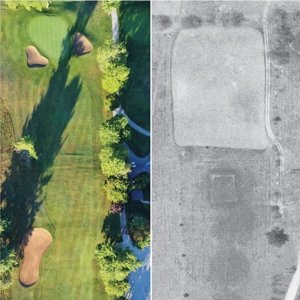 Originally beside the fairway bunker, 9 north green underwent a big move in 1968—125 yards back to its current spot. Kudos to architect Robbie Robinson for the new green, which was built as part of the south course construction. Pre-1968, it played as a 365-yard par 4 with a small square green. This hole was actually our opening hole for the first two years while the clubhouse was being built in the early 1950s. The original clubhouse was a small log cabin beside the yellow tees on 9. #LSGHistory #PlayTheLake