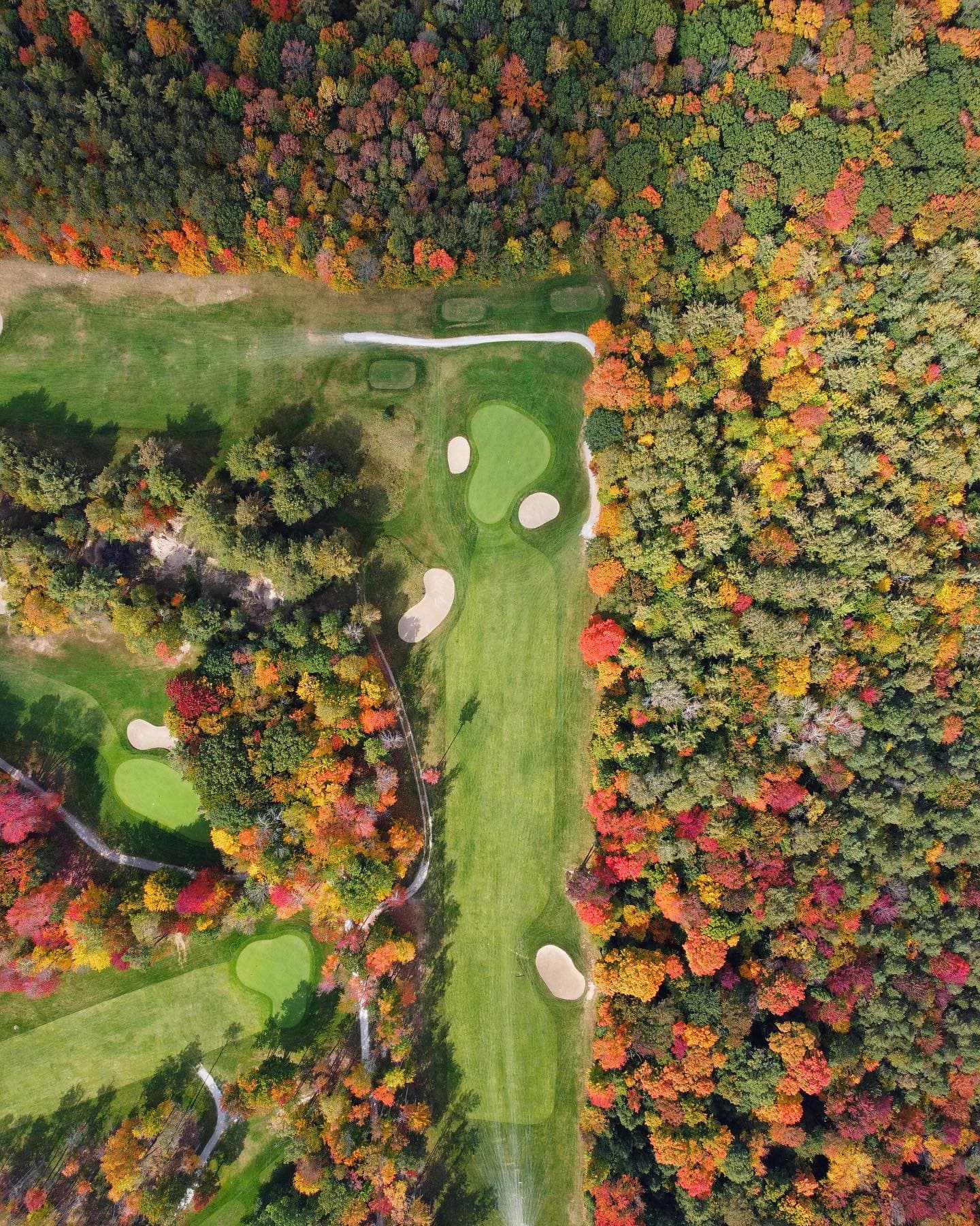 Summer weather with fall colours 👌#FallGolf #PlayTheLake