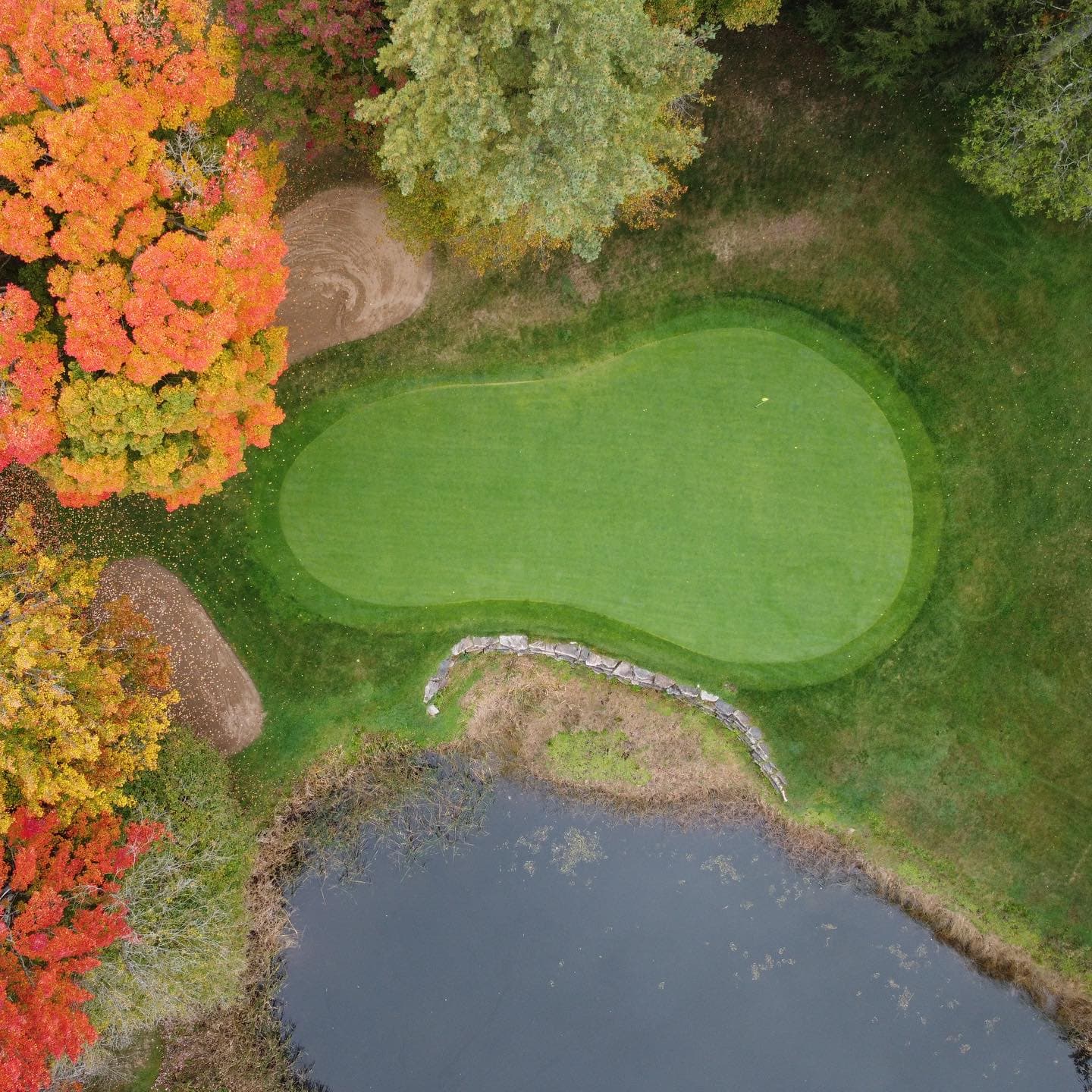 October is here! Here’s some photos of October golf from last year to get you ready for fall colours 🍁 #PlayTheLake