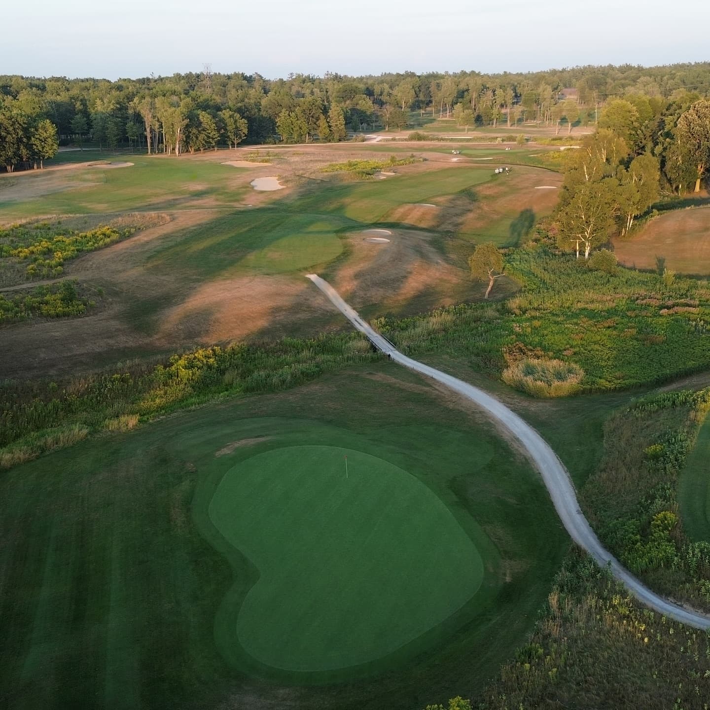 Course is crispy 🔥🔥🔥🔥

The least amount of rain we’ve seen in a very long time. The course is playing so firm and fast 👌#SummerGolf