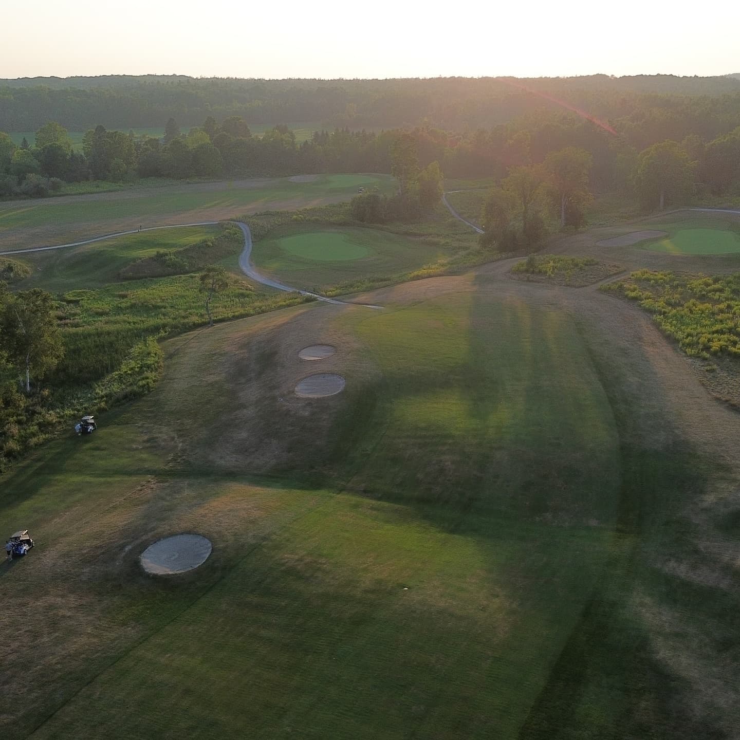 Course is crispy 🔥🔥🔥🔥

The least amount of rain we’ve seen in a very long time. The course is playing so firm and fast 👌#SummerGolf