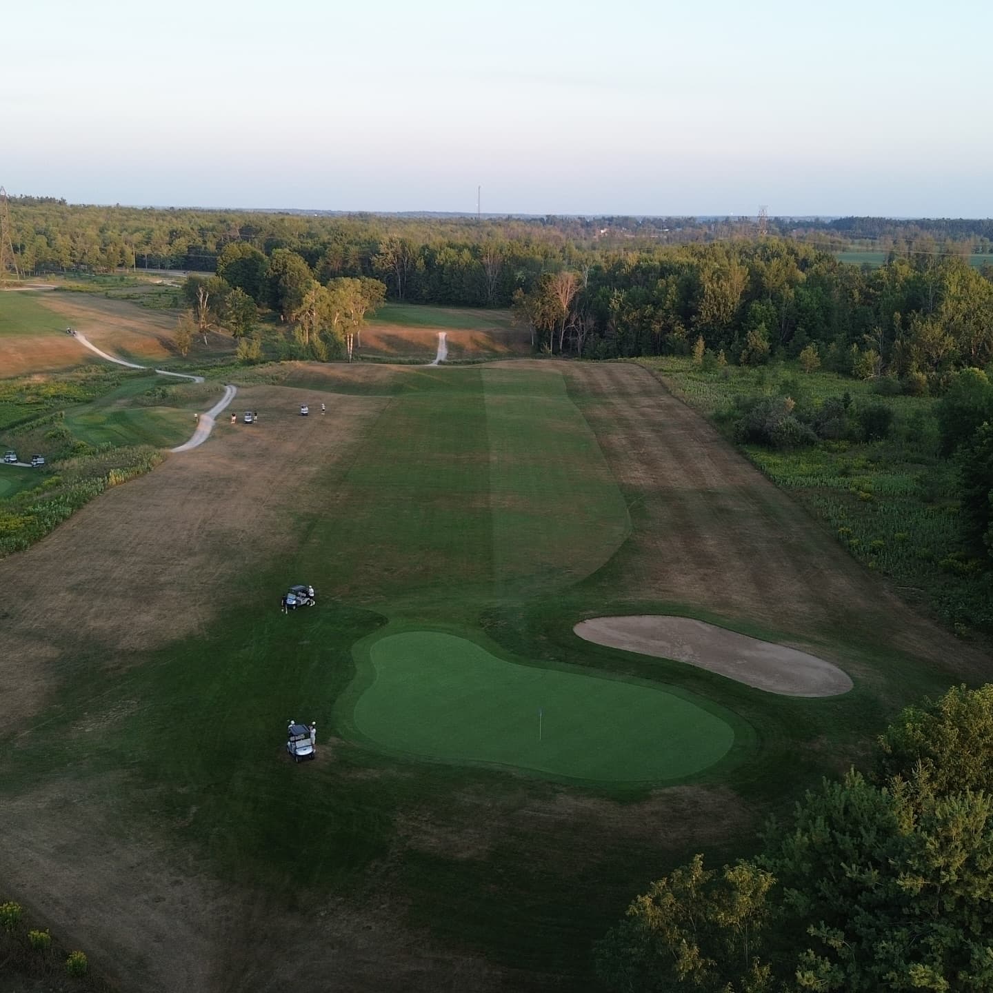 Course is crispy 🔥🔥🔥🔥

The least amount of rain we’ve seen in a very long time. The course is playing so firm and fast 👌#SummerGolf