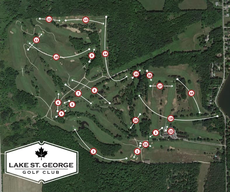 The course is set for Backwards Golf 🔥

22 holes 
Par 79
15 Par 3s 
3 Par 4s
2 Par 5s
2 Par 6s

#PlayTheLake
