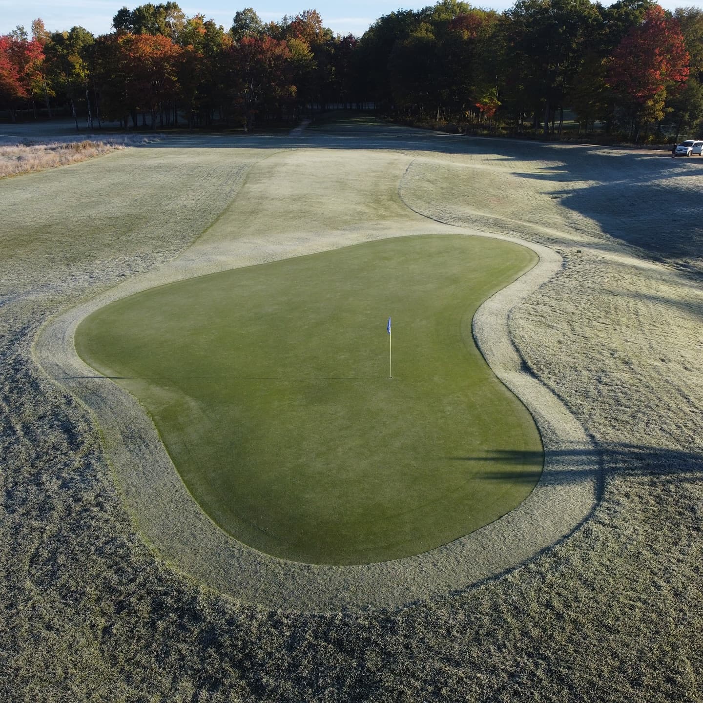 Frost mornings coming soon 🥶

This was a frost delay on September 28th, 2022 at 8:30am #PlayTheLake