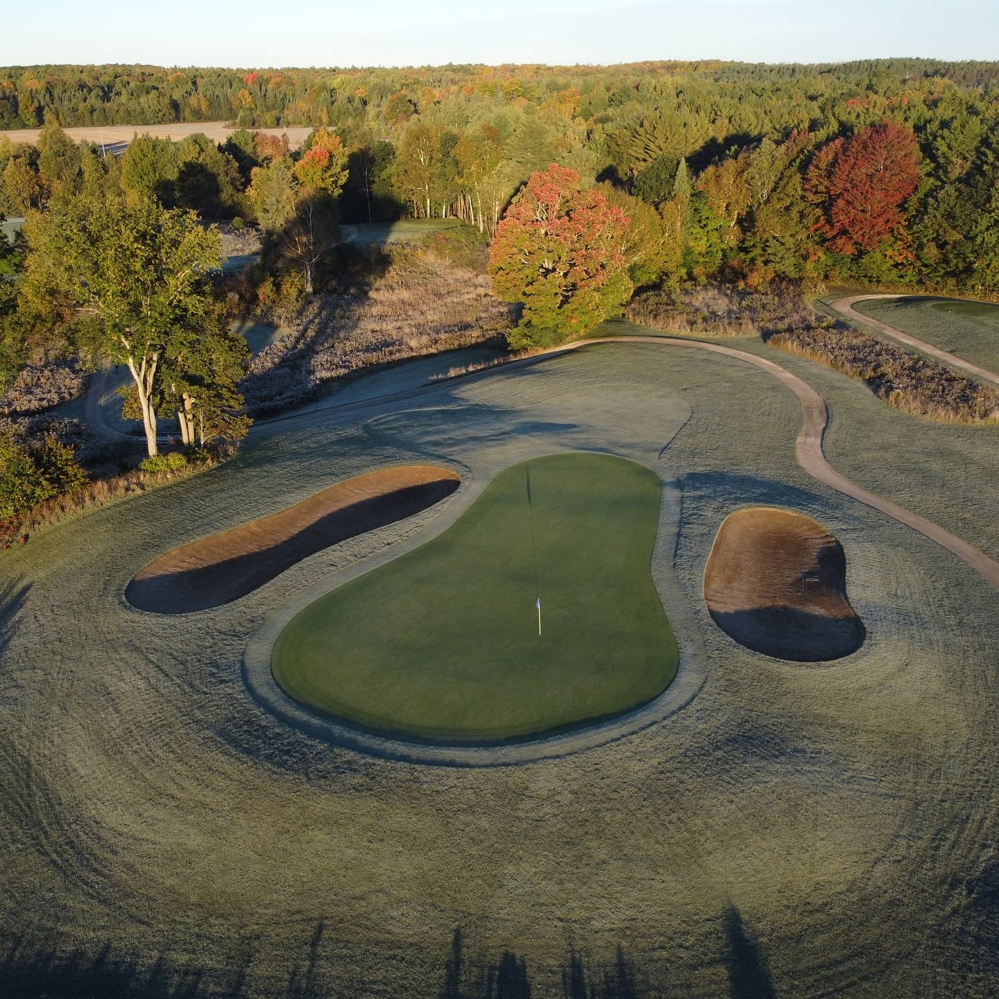 Frost mornings coming soon 🥶

This was a frost delay on September 28th, 2022 at 8:30am #PlayTheLake