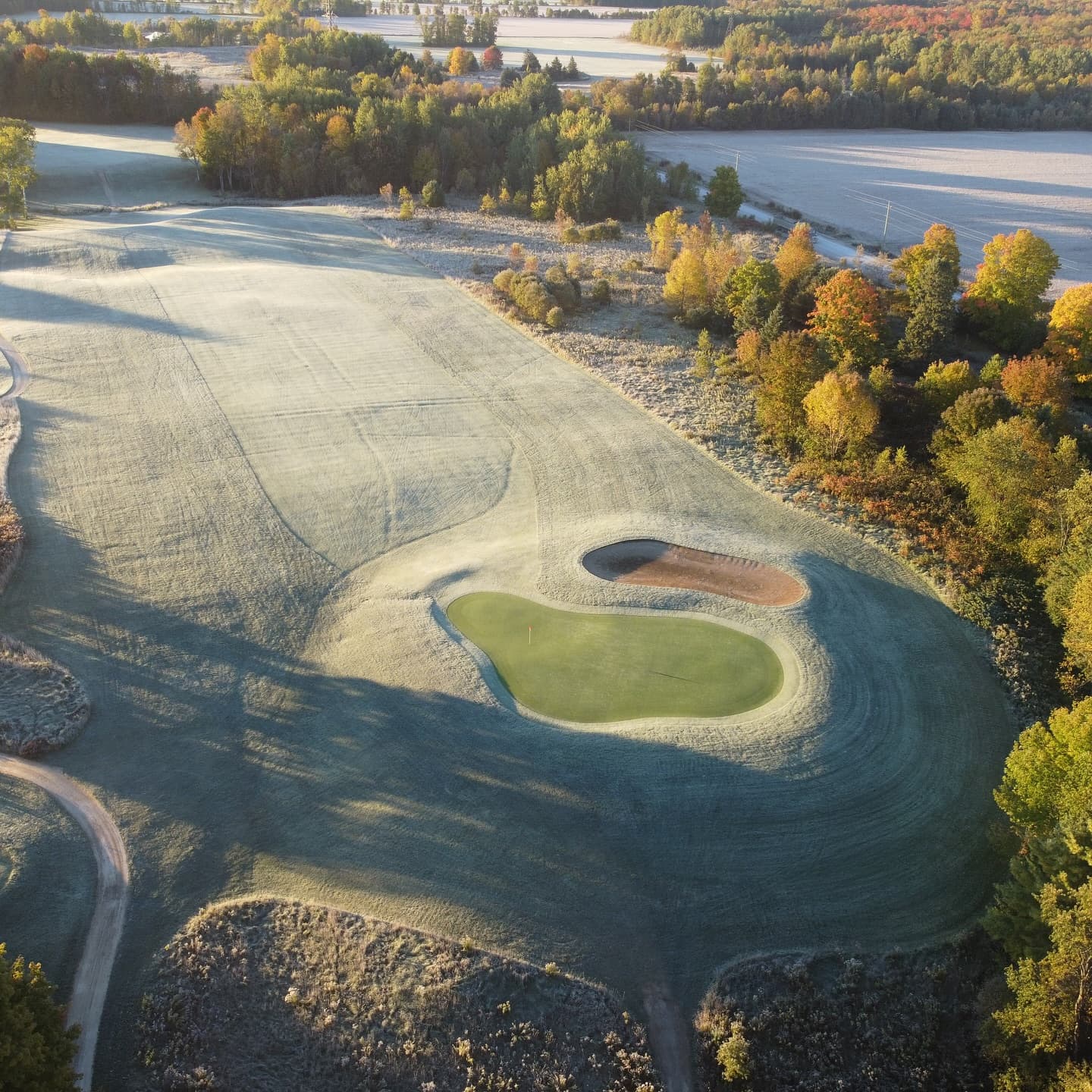Frost mornings coming soon 🥶

This was a frost delay on September 28th, 2022 at 8:30am #PlayTheLake