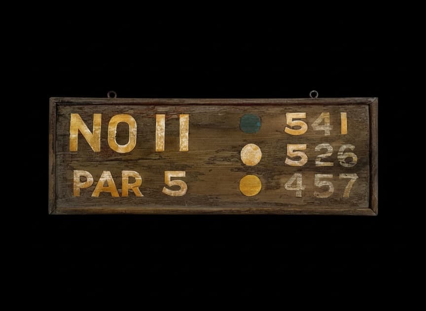 We recently found a collection of old tee signs from the 1970s. Should we bring them back for the 2026 season? 🔥