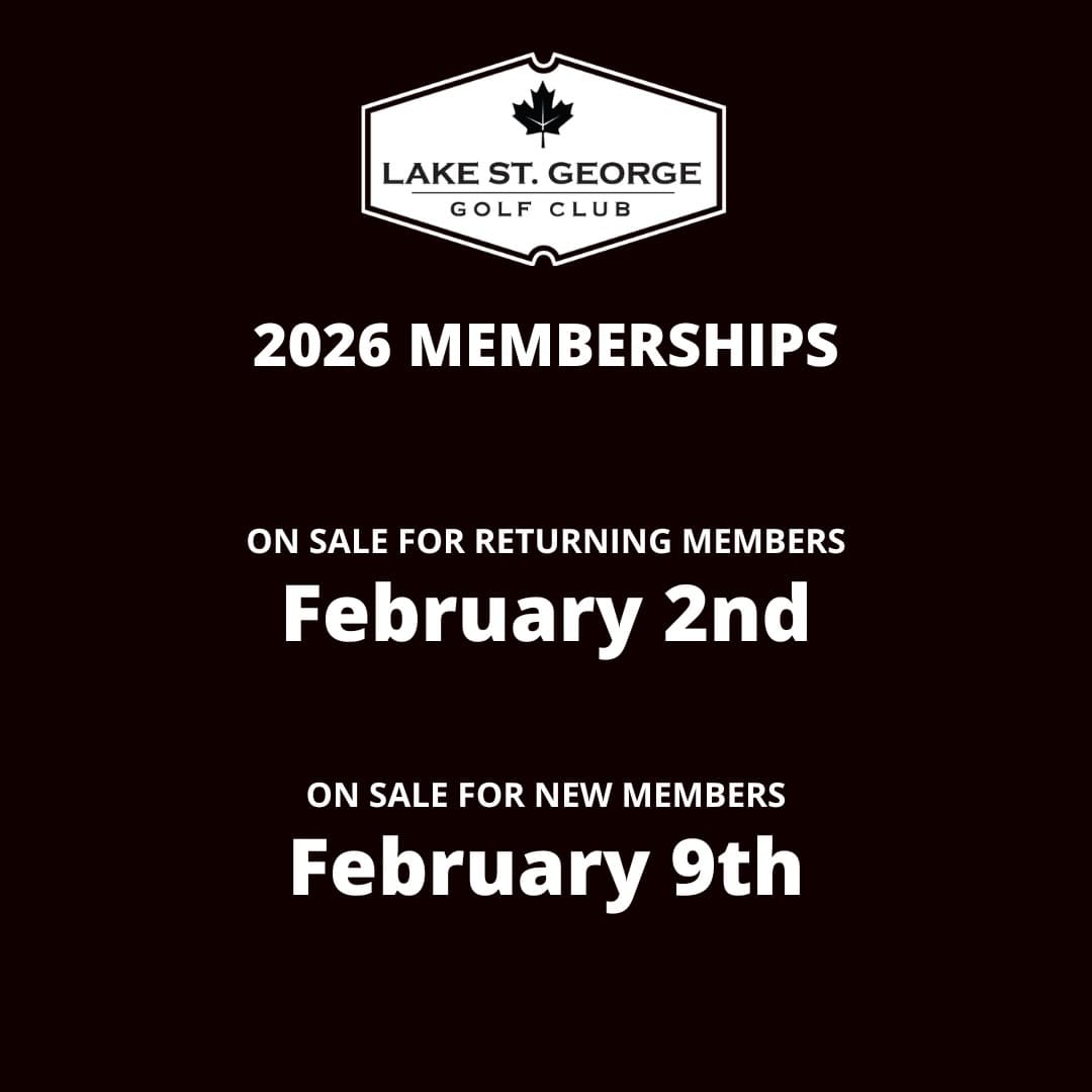 The 2026 golf season is almost here 🔥

Membership rates are now posted to our website. Memberships will be available for purchase starting Feb 2nd for returning members and Feb 9th for new members. All memberships can be purchased on our online store. 

Memberships sell out quickly so be sure to purchase them when they become available! 

#PlayTheLake