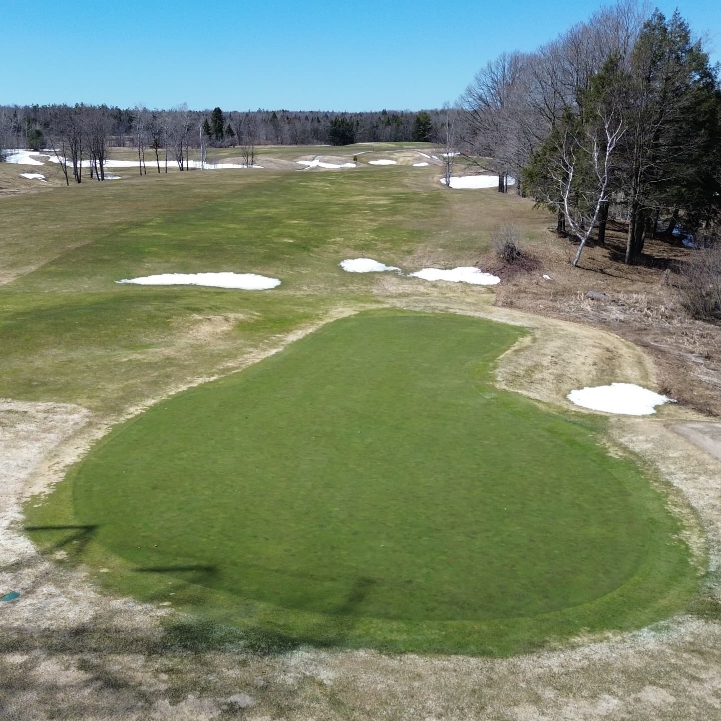 Happy Masters Saturday! The course is starting to dry out. Greens are looking amazing 🔥

Golf season is coming!!