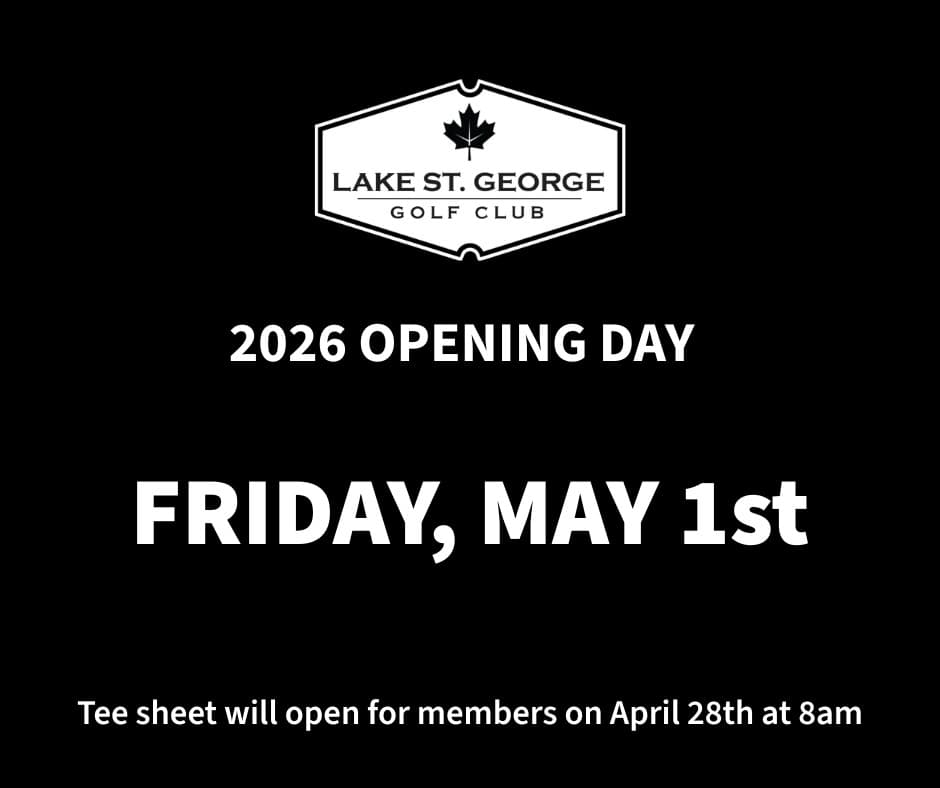 Golf season is almost here 🔥

Our tentative opening day is May 1st! Hoping for some nice weather to dry the course out!