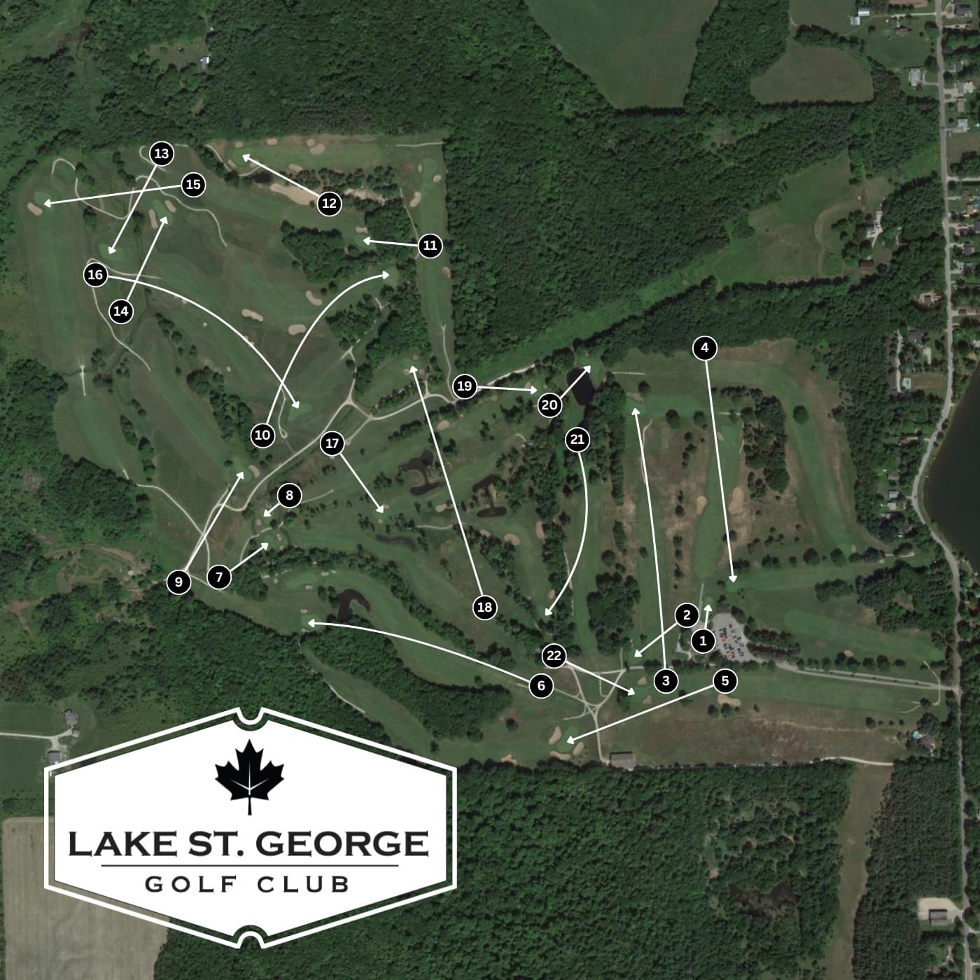 The course is set for Backwards Golf 🔥

22 Holes
15 Par 3s
5 Par 4s
2 Par 5s

#PlayTheLake
