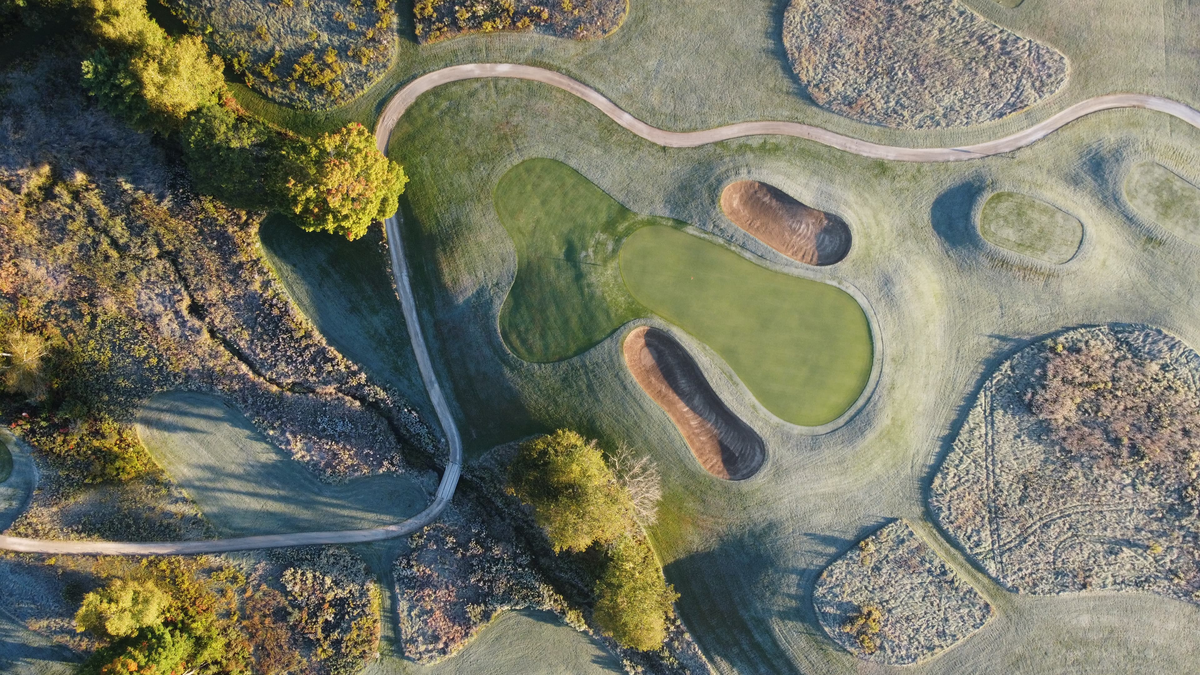 Drone image of Lake St. George