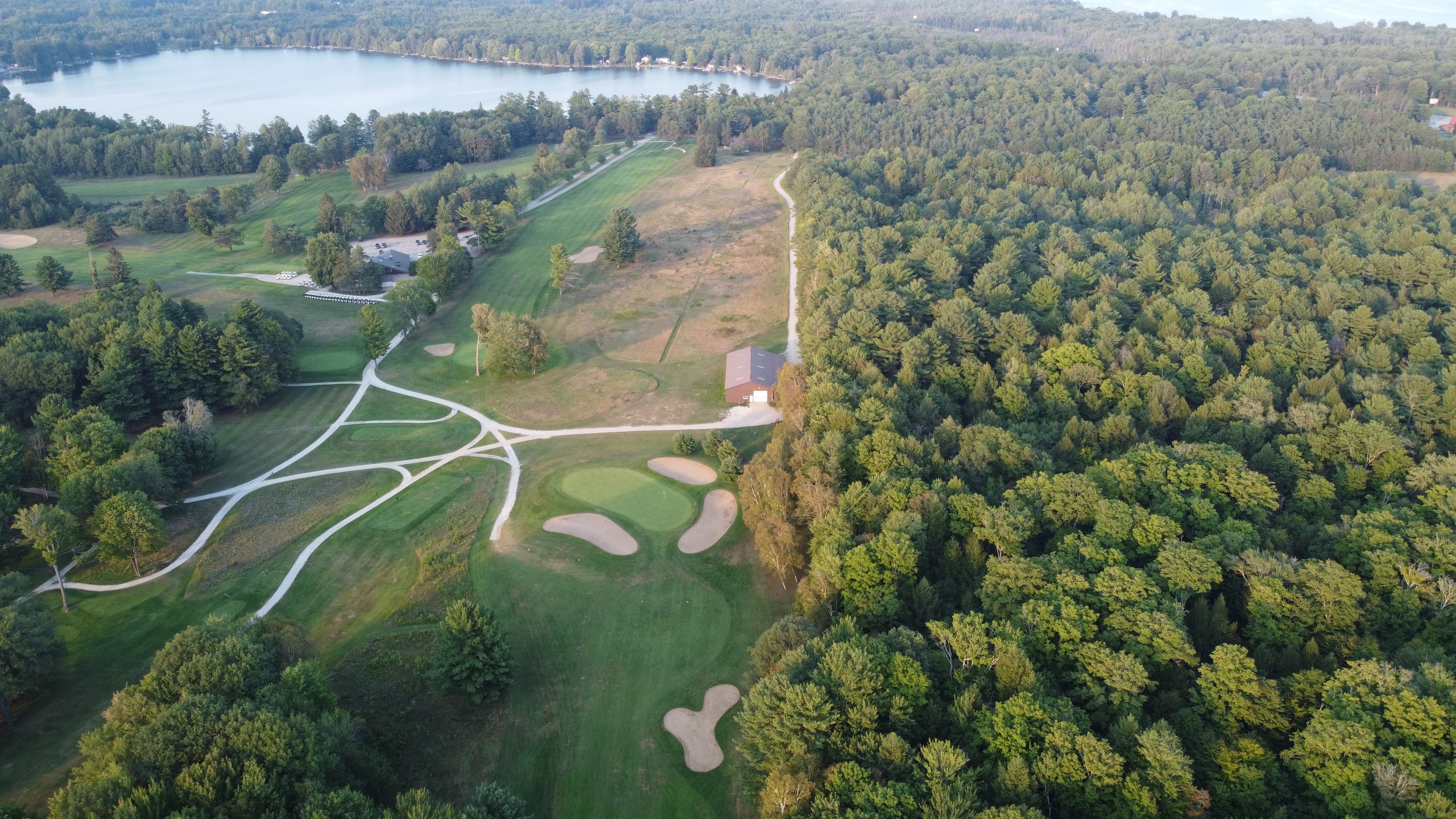 Drone image of Lake St. George