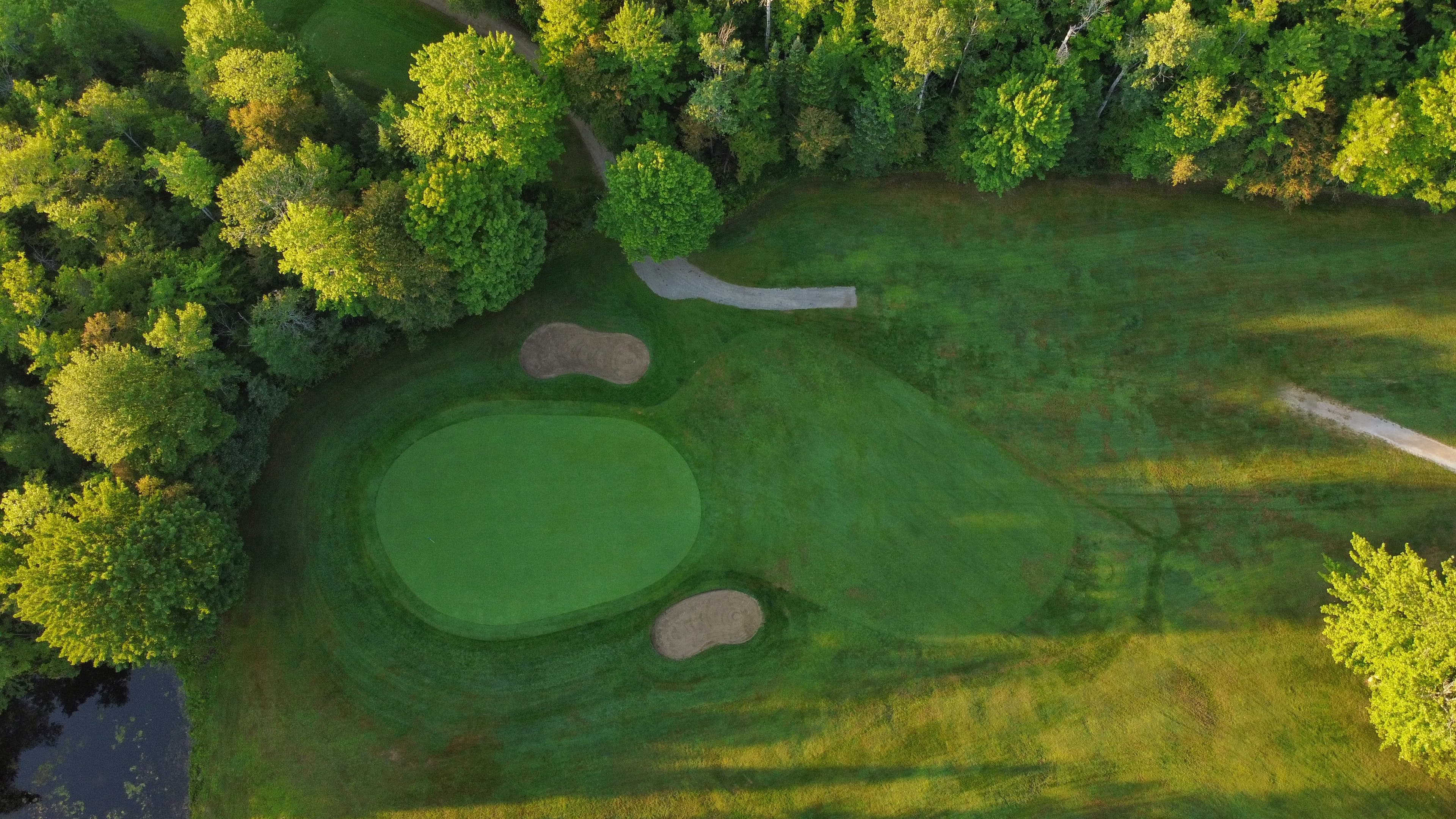 Drone image of Lake St. George