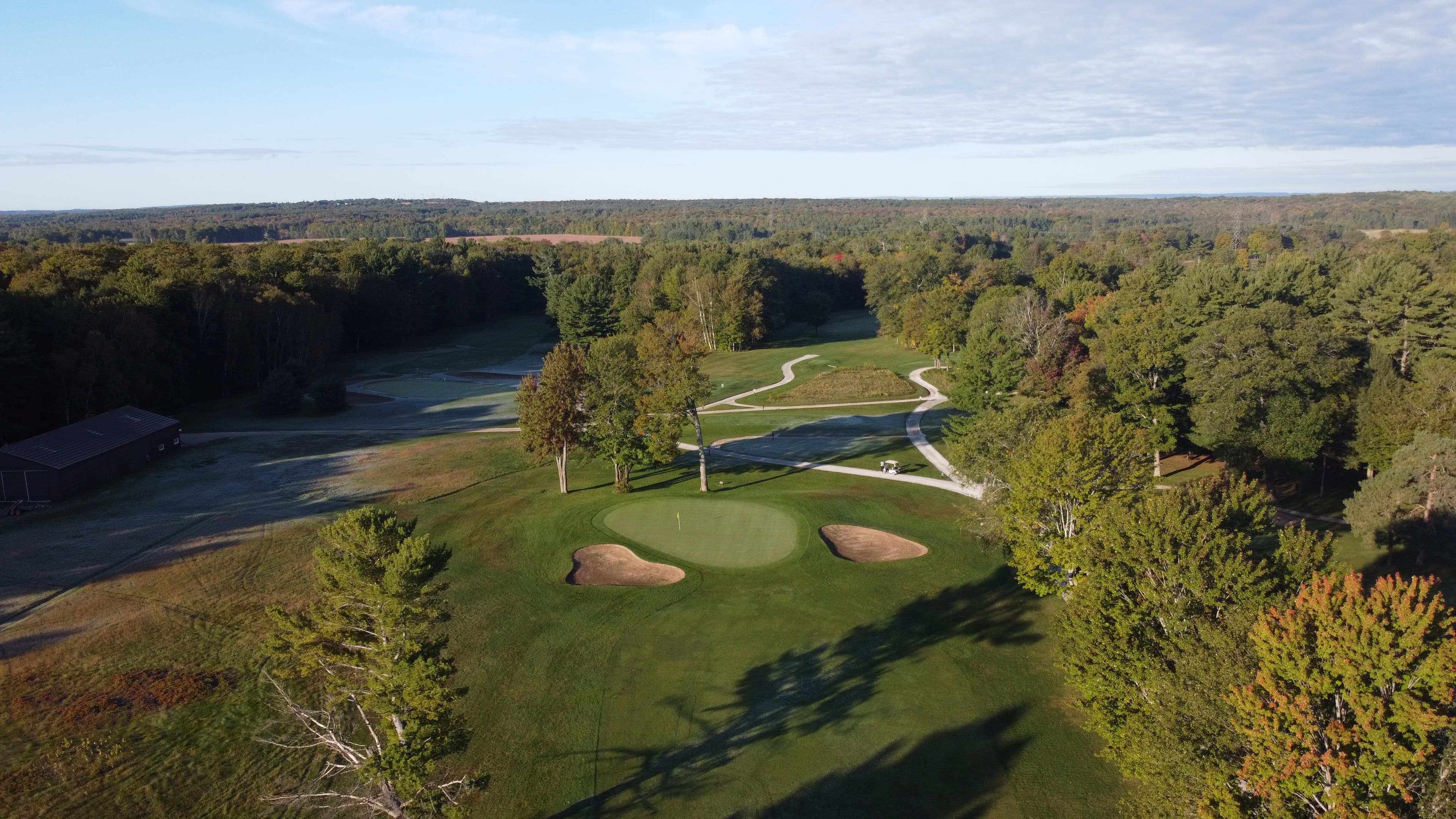 Drone image of Lake St. George