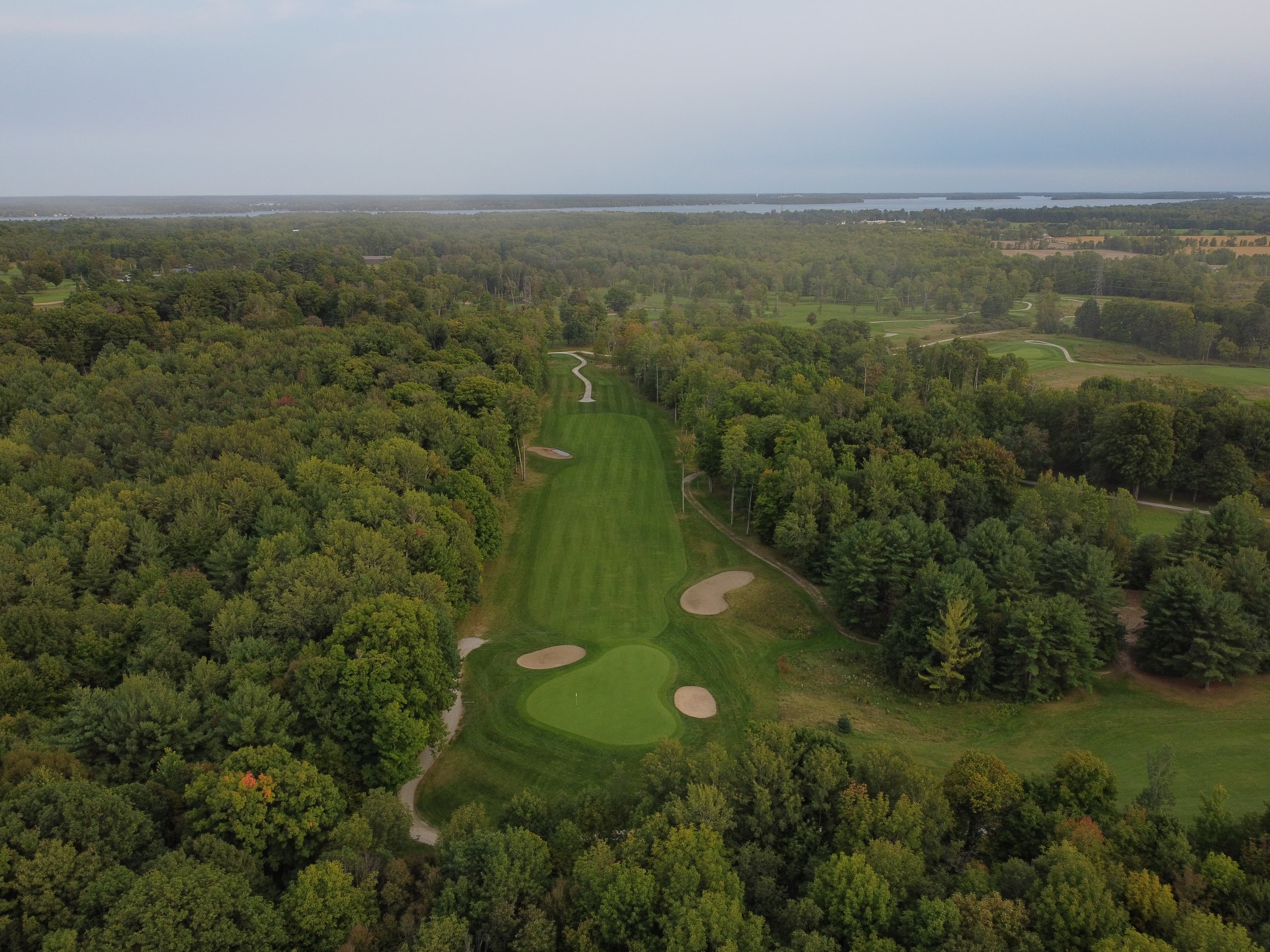 Drone image of Lake St. George