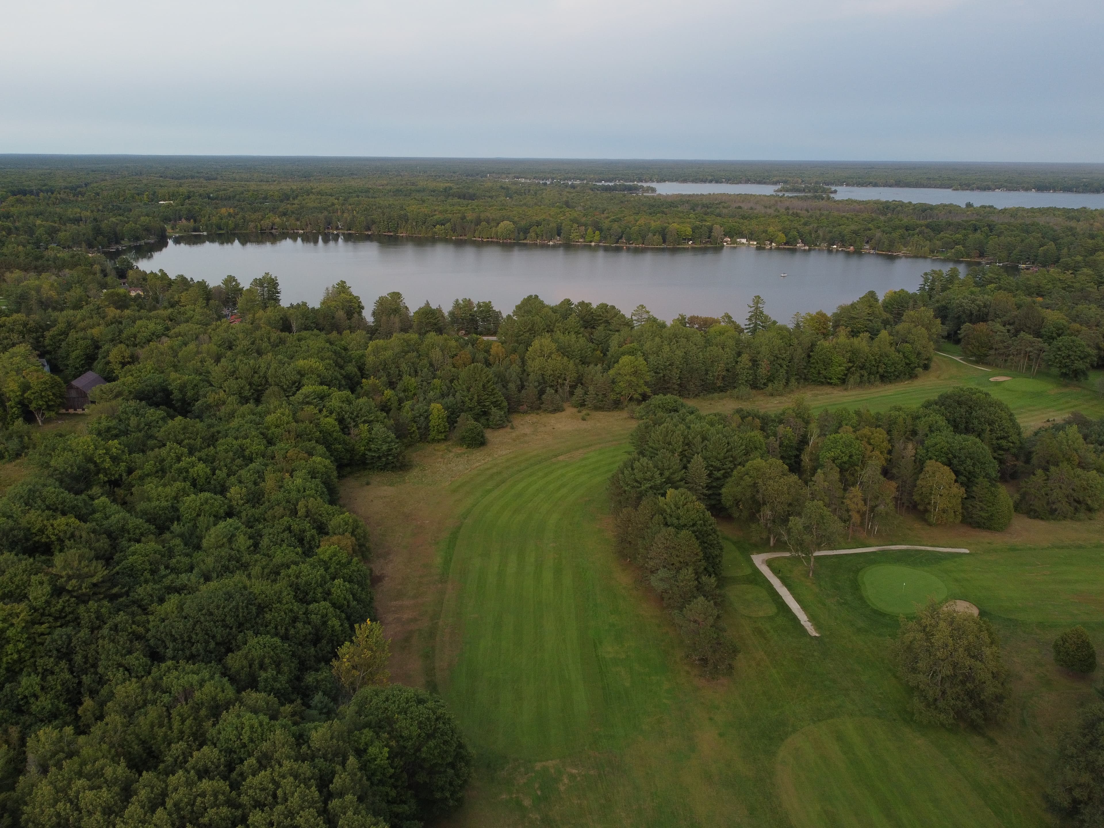 Drone image of Lake St. George