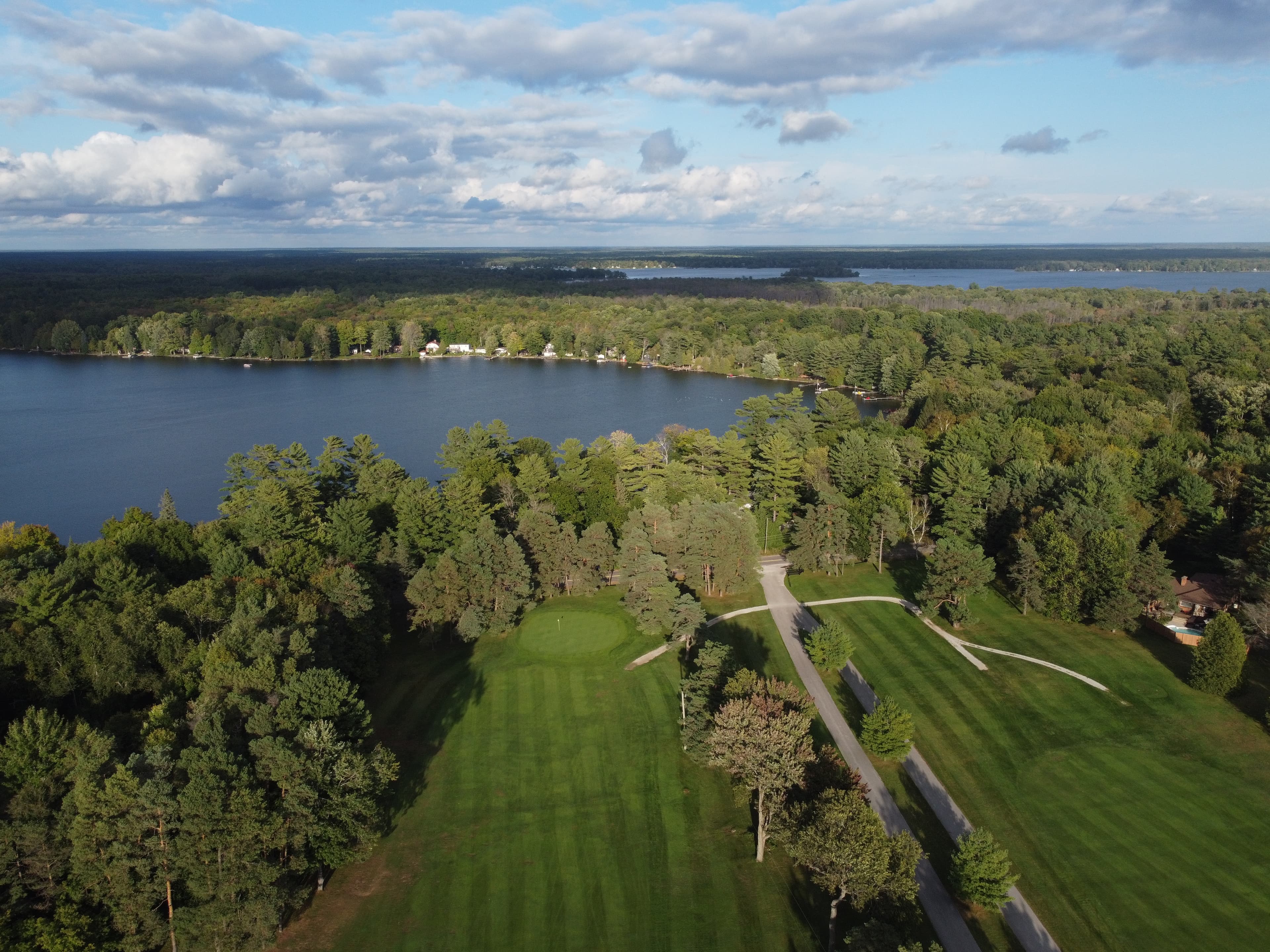 Drone image of Lake St. George
