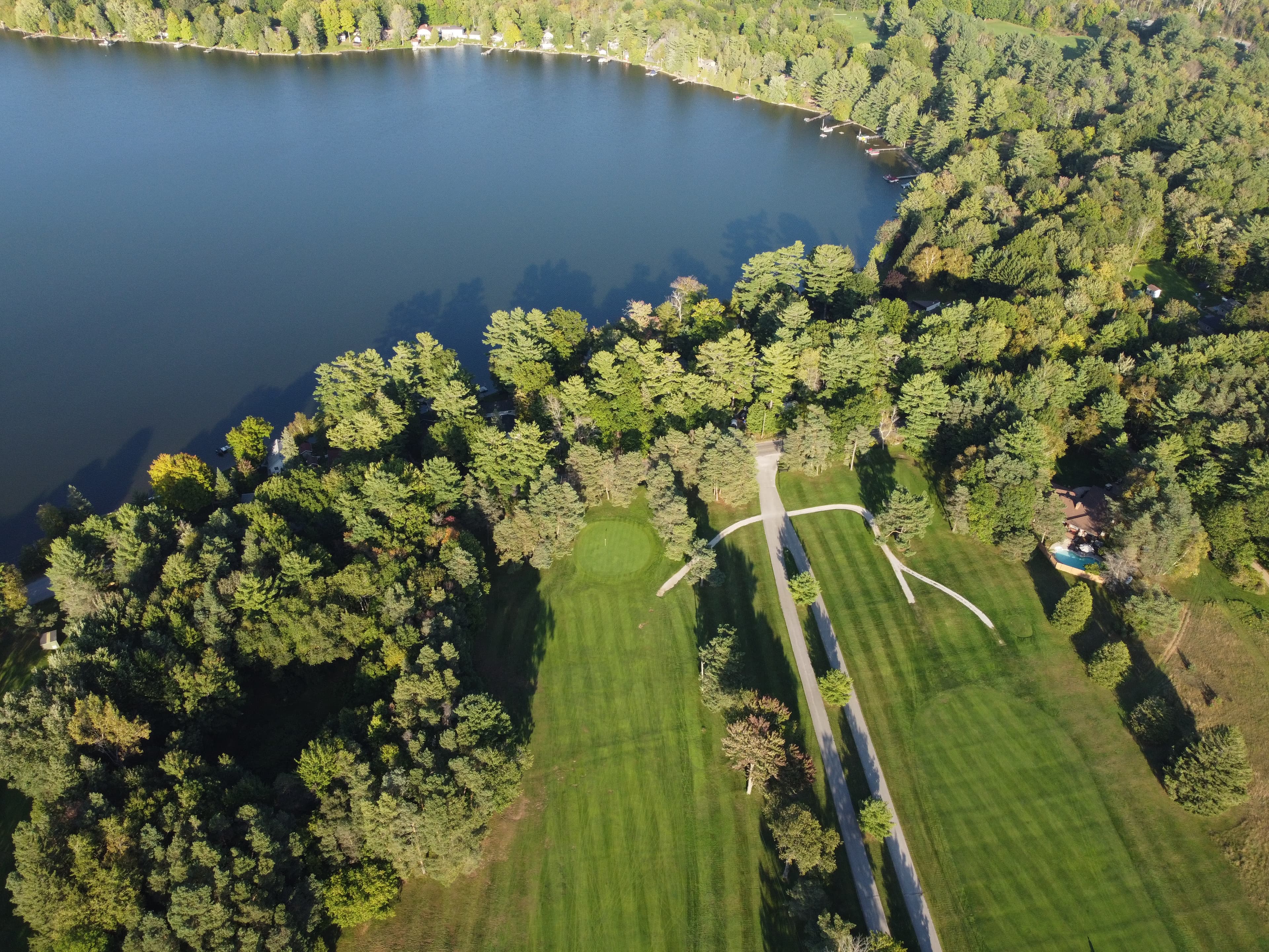 Drone image of Lake St. George