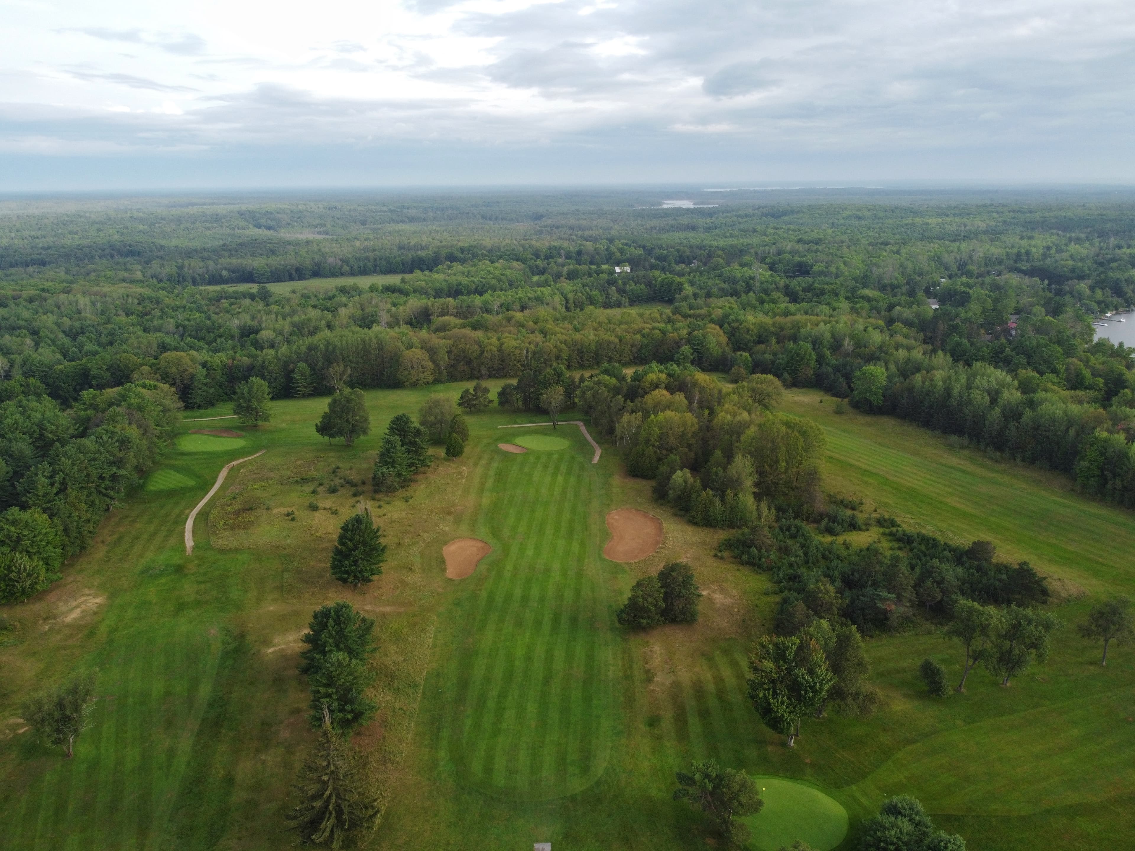 Drone image of Lake St. George