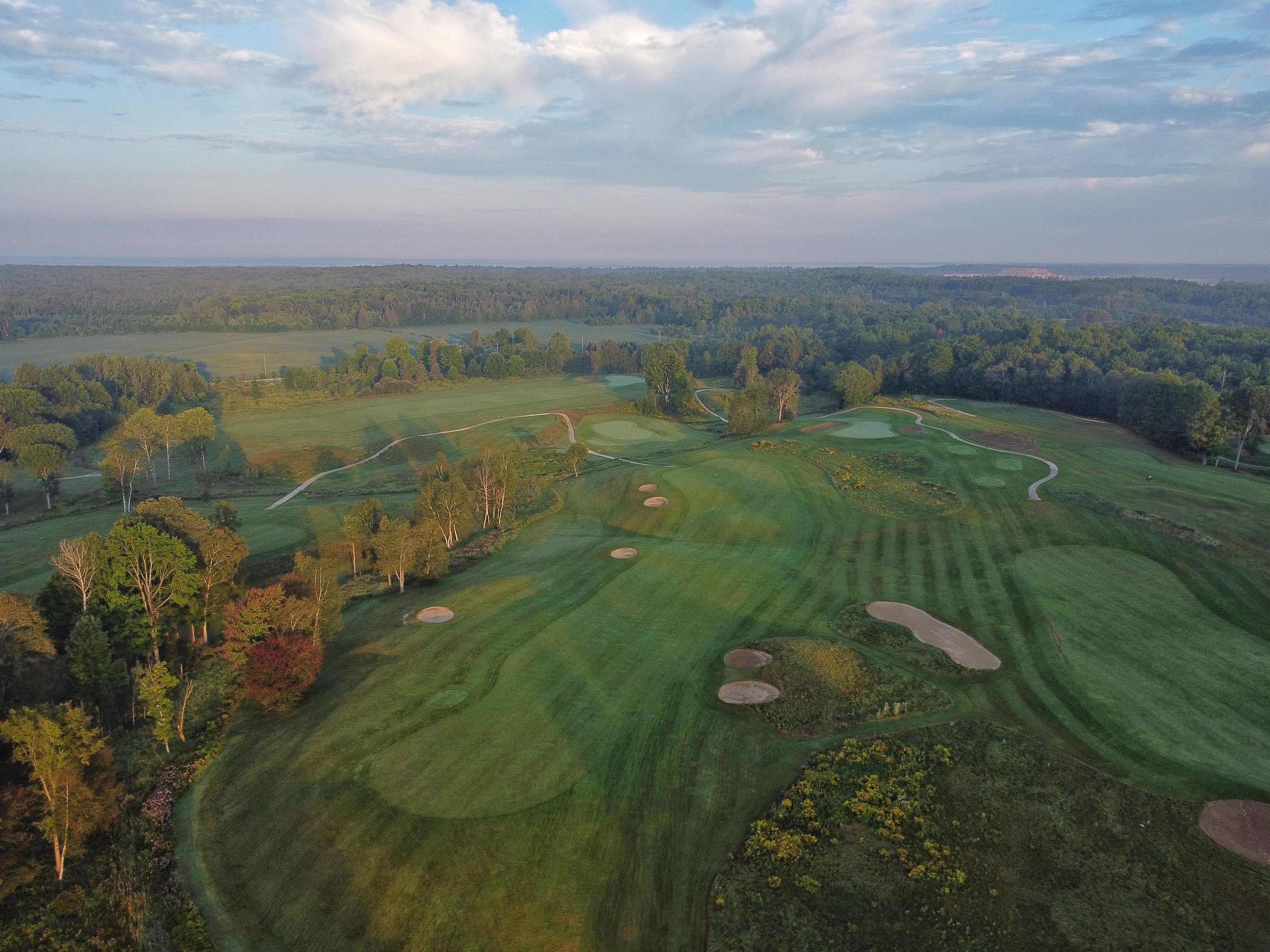 Drone image of Lake St. George