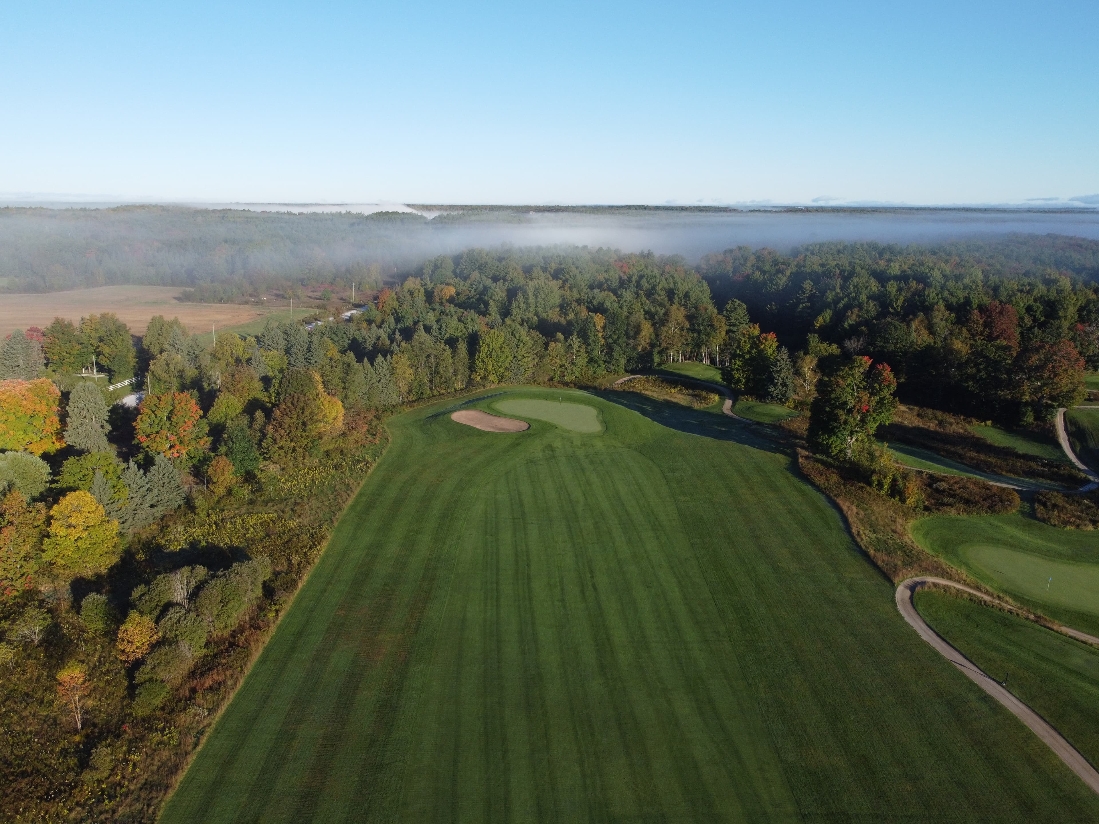 Drone image of Lake St. George