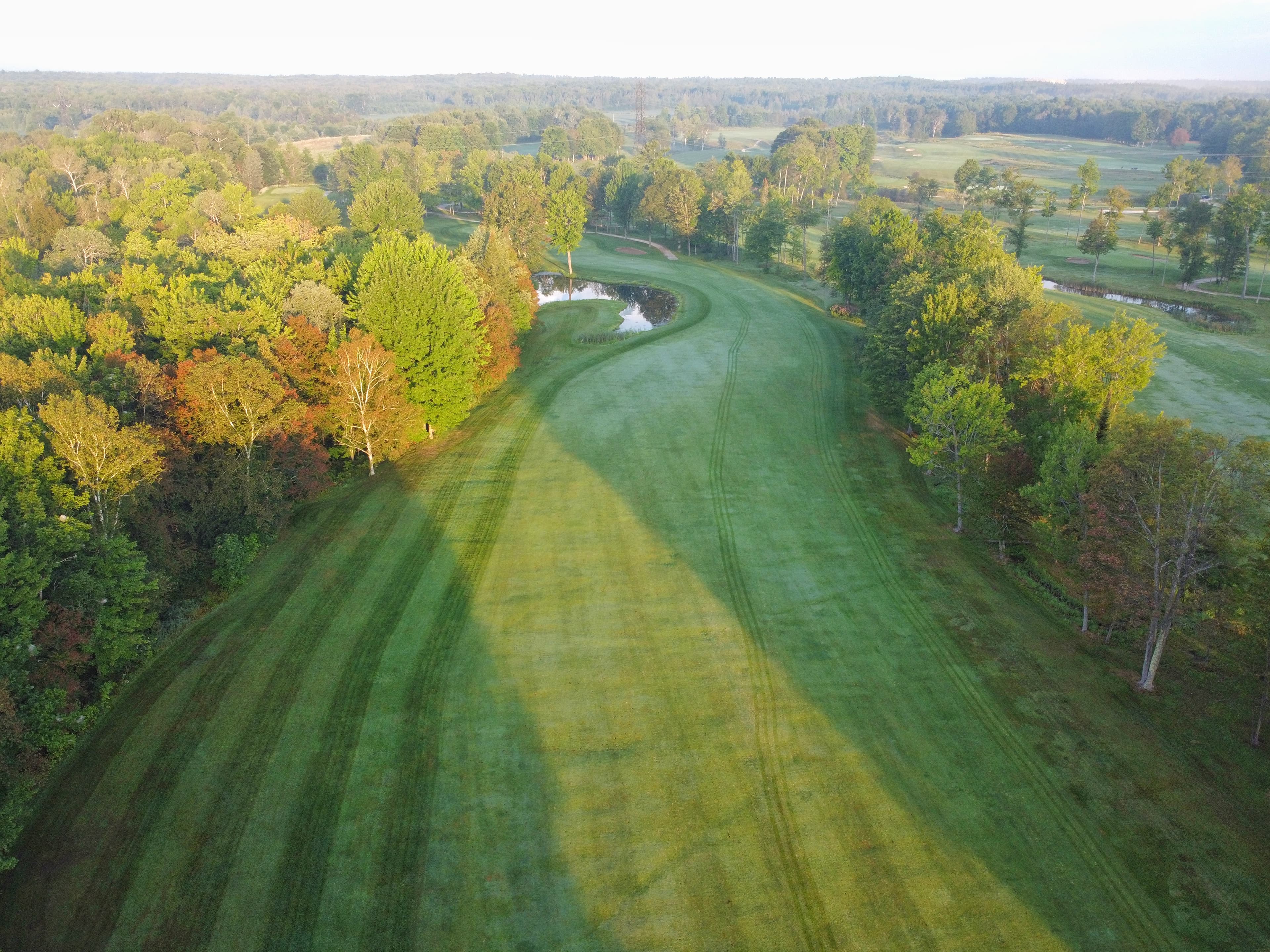 Drone image of Lake St. George