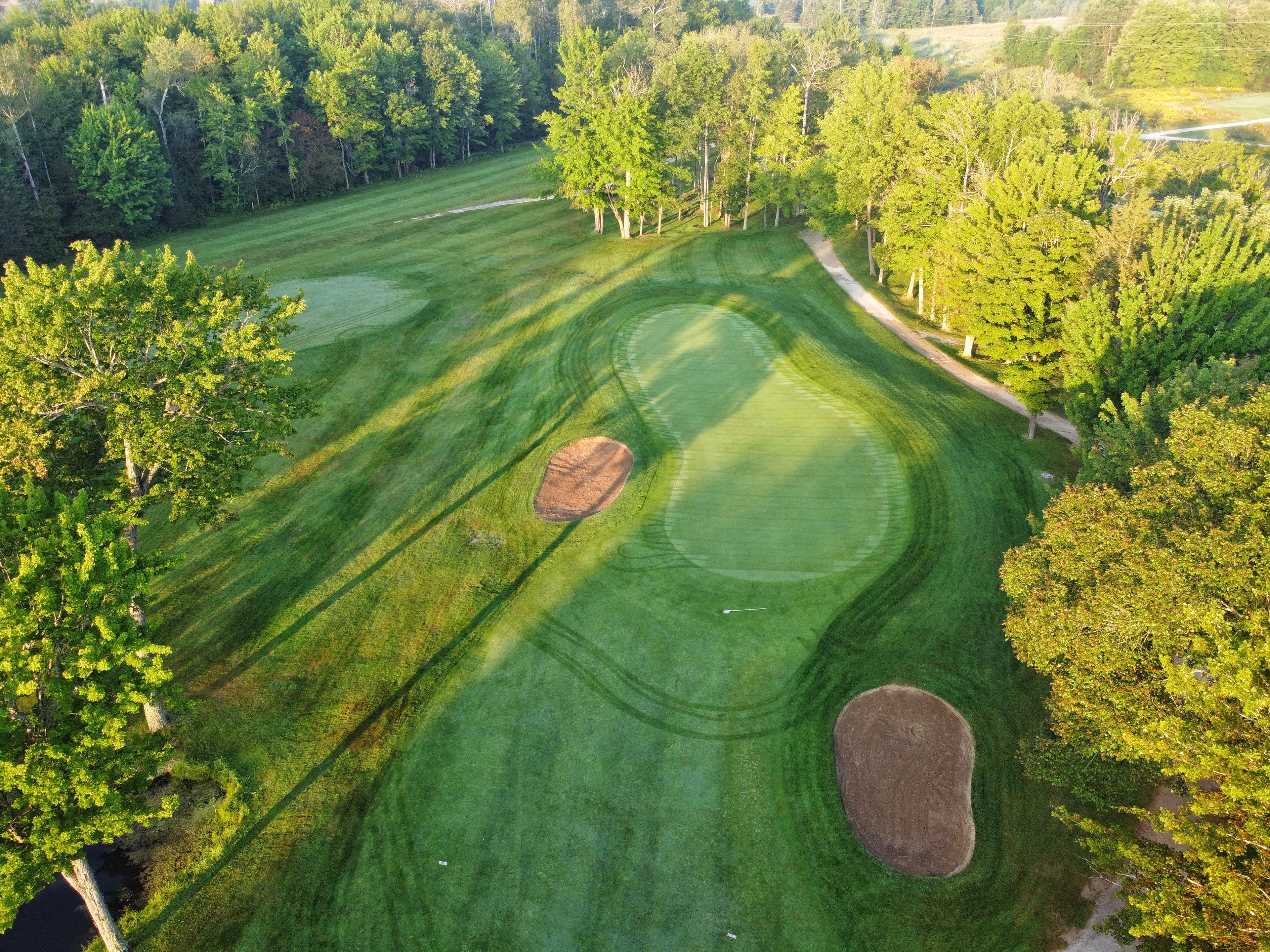 Drone image of Lake St. George