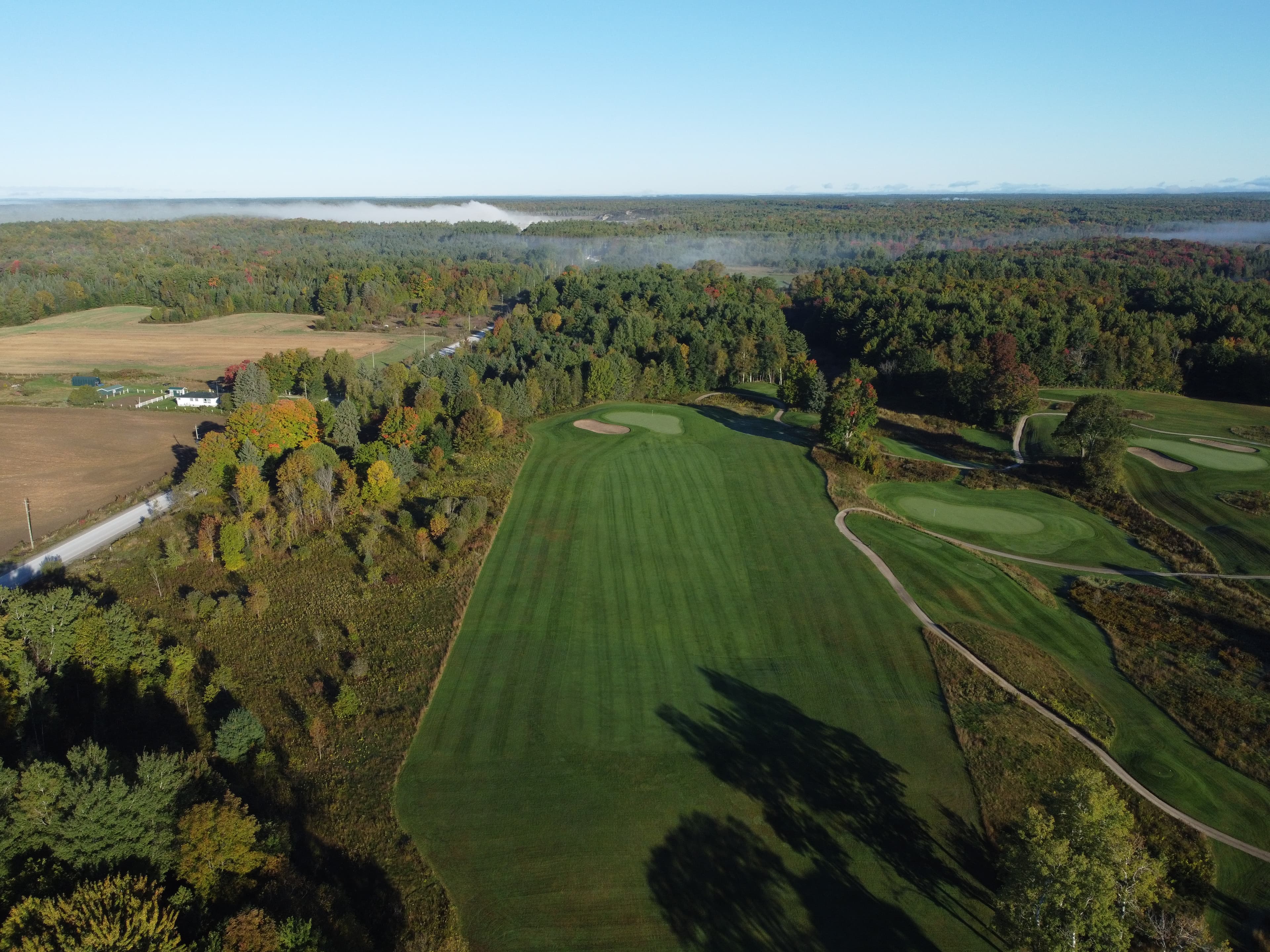 Drone image of Lake St. George