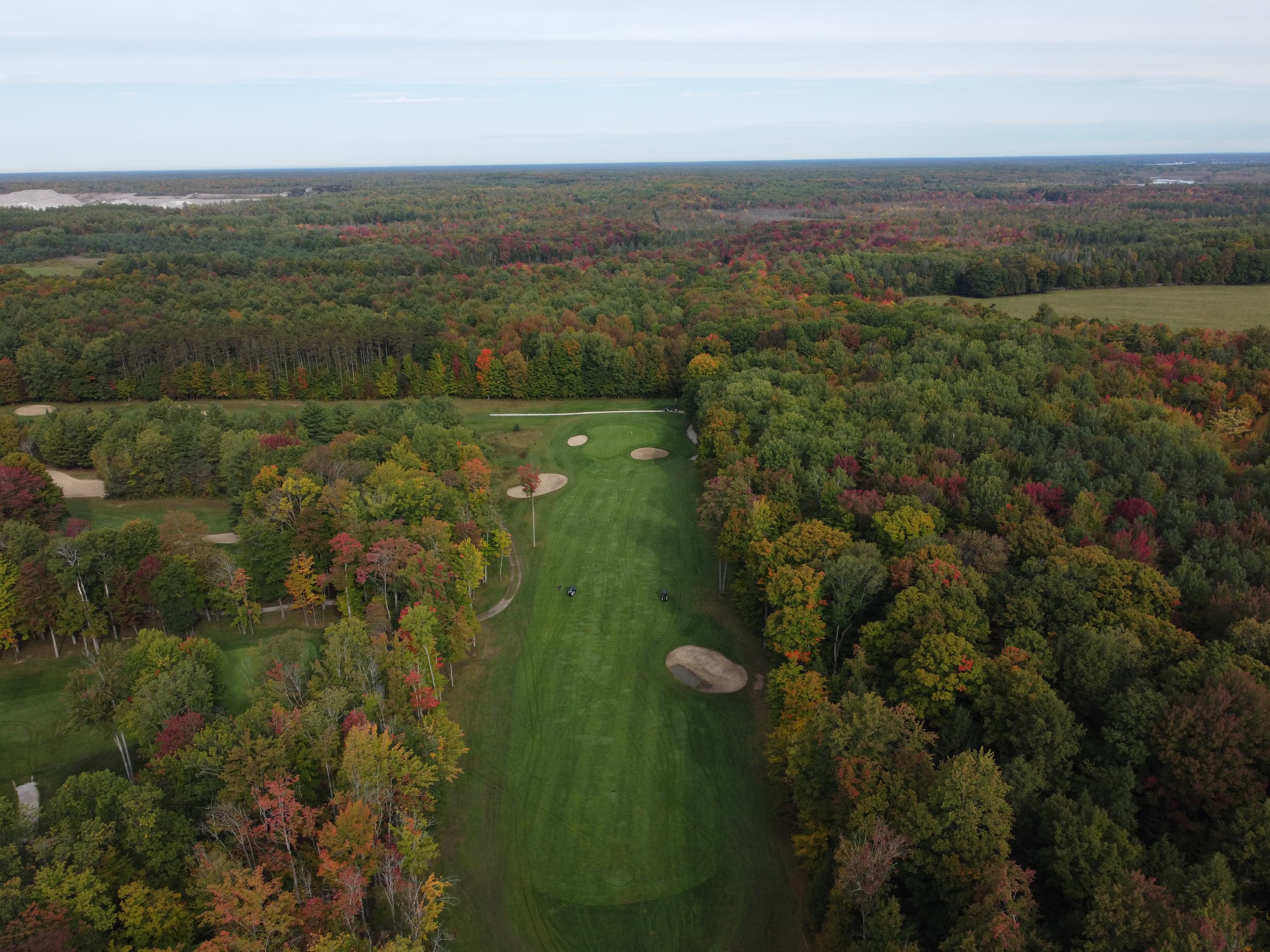 Drone image of Lake St. George