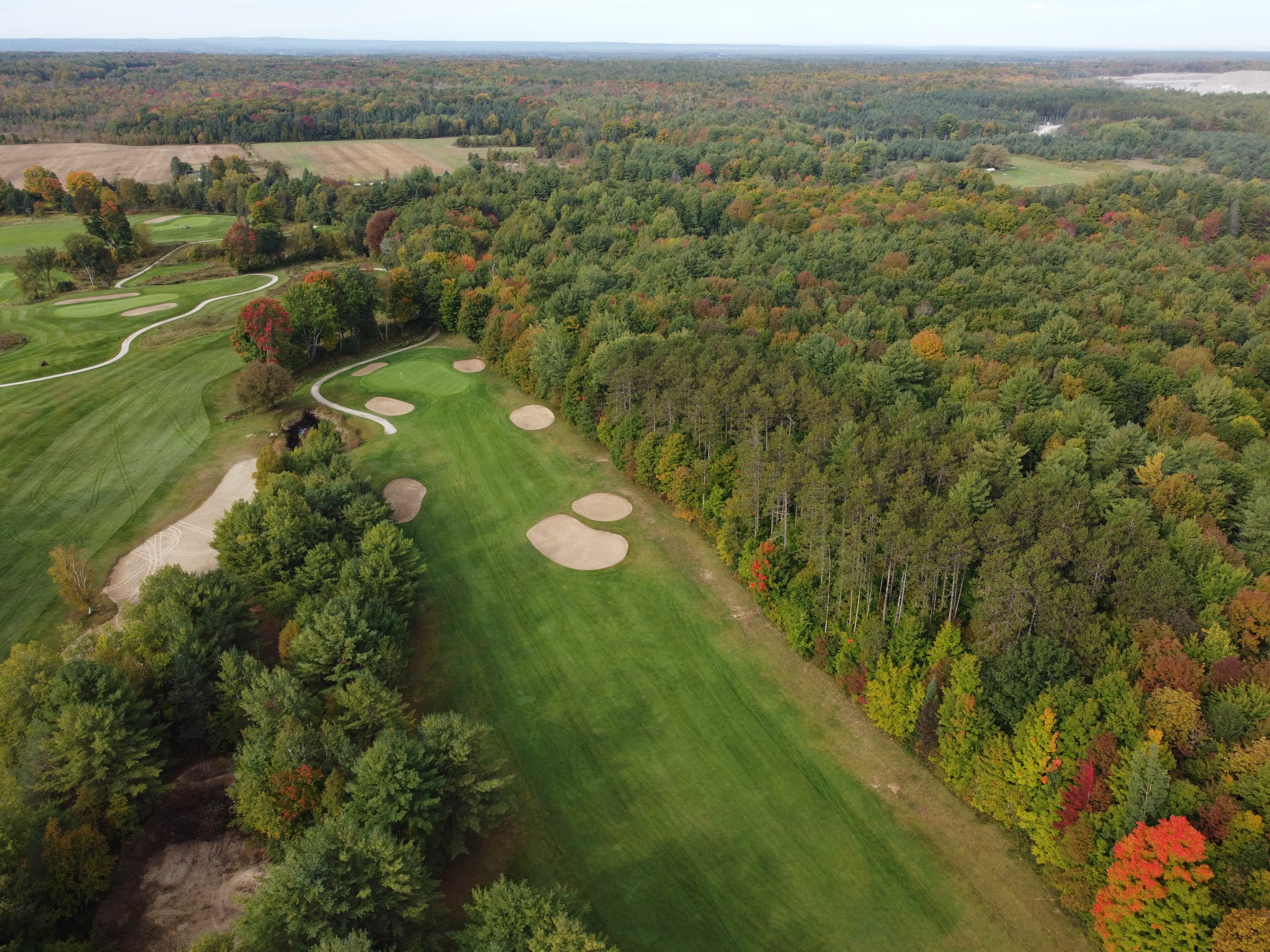 Drone image of Lake St. George
