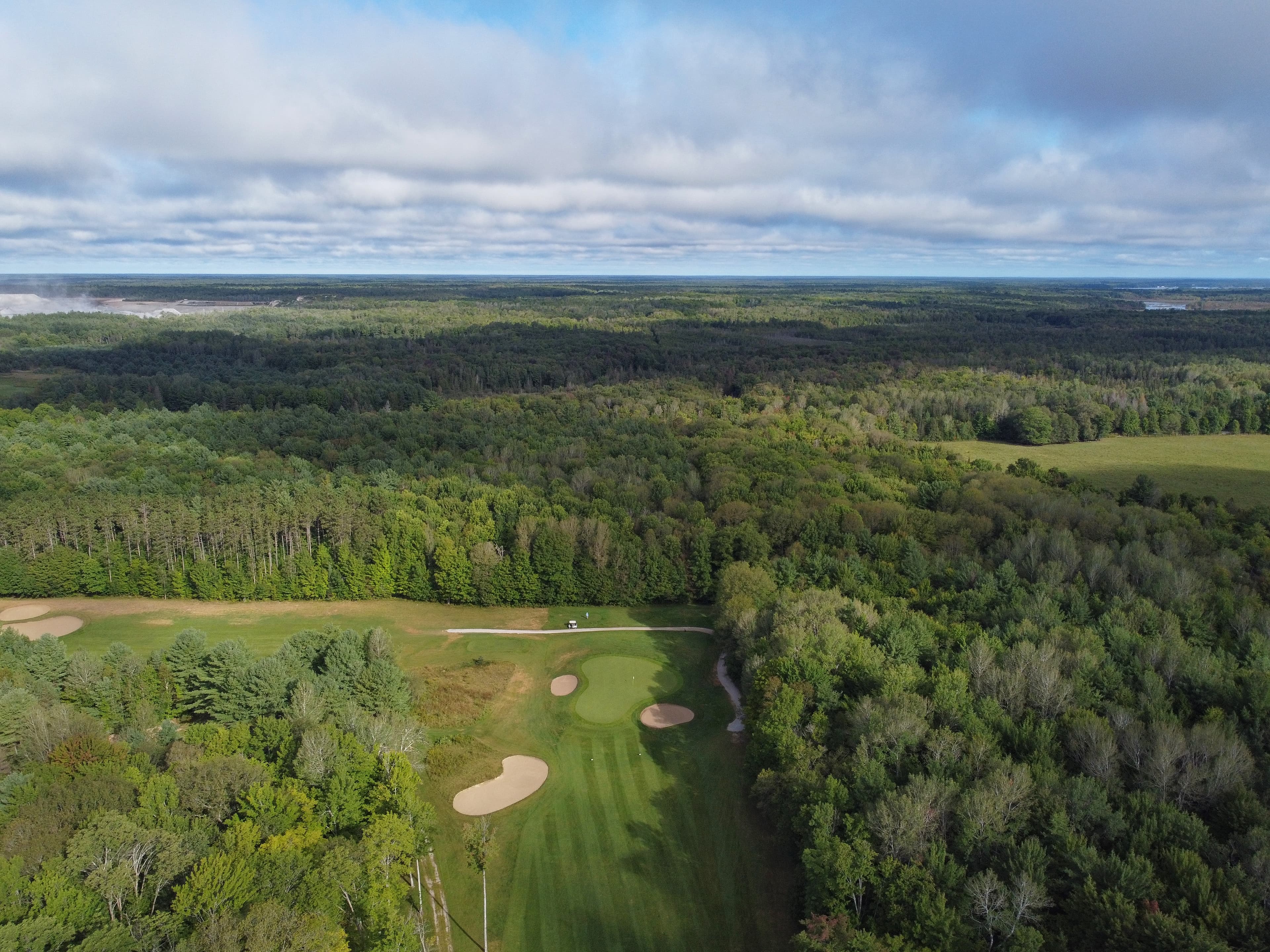 Drone image of Lake St. George