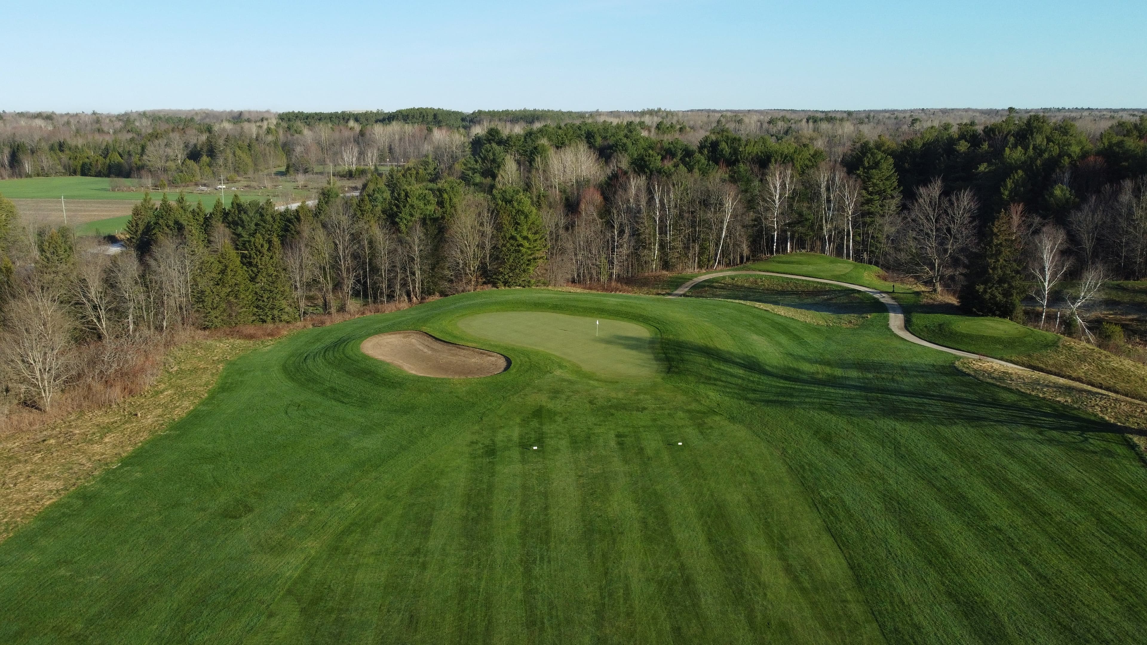 Drone image of Lake St. George