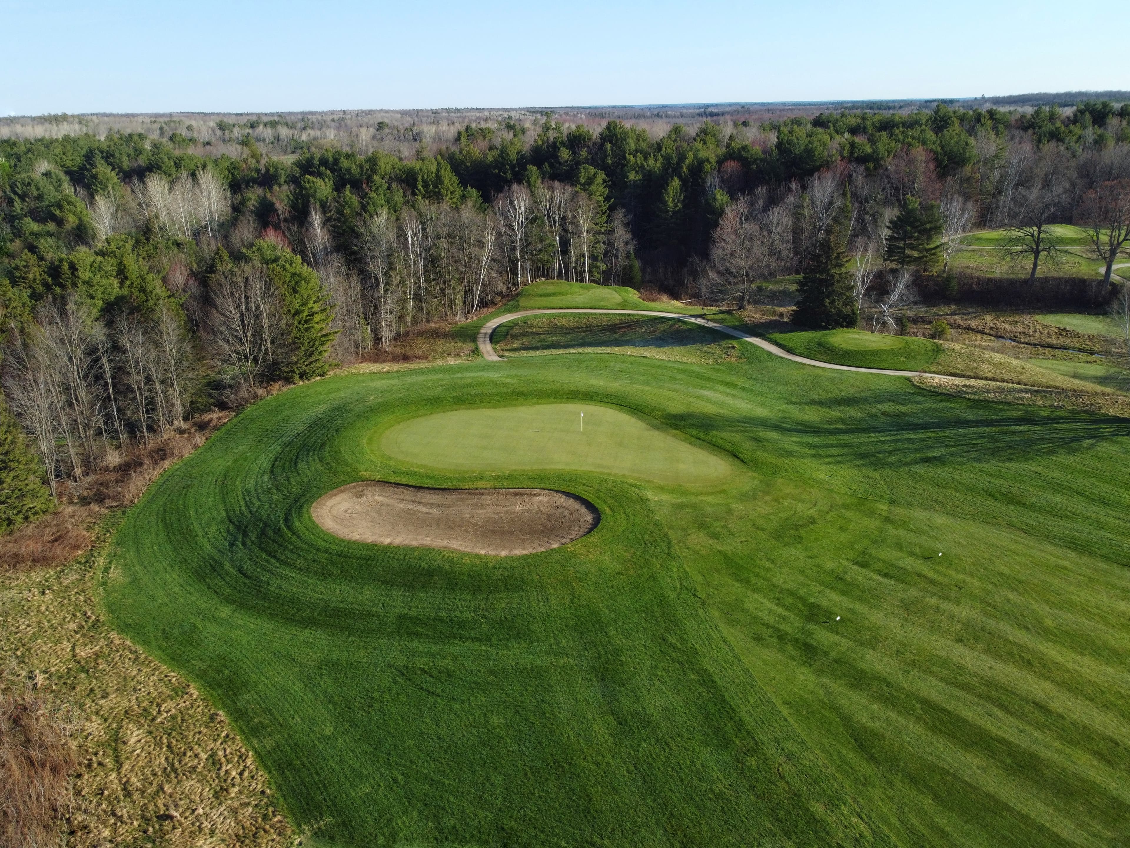 Drone image of Lake St. George