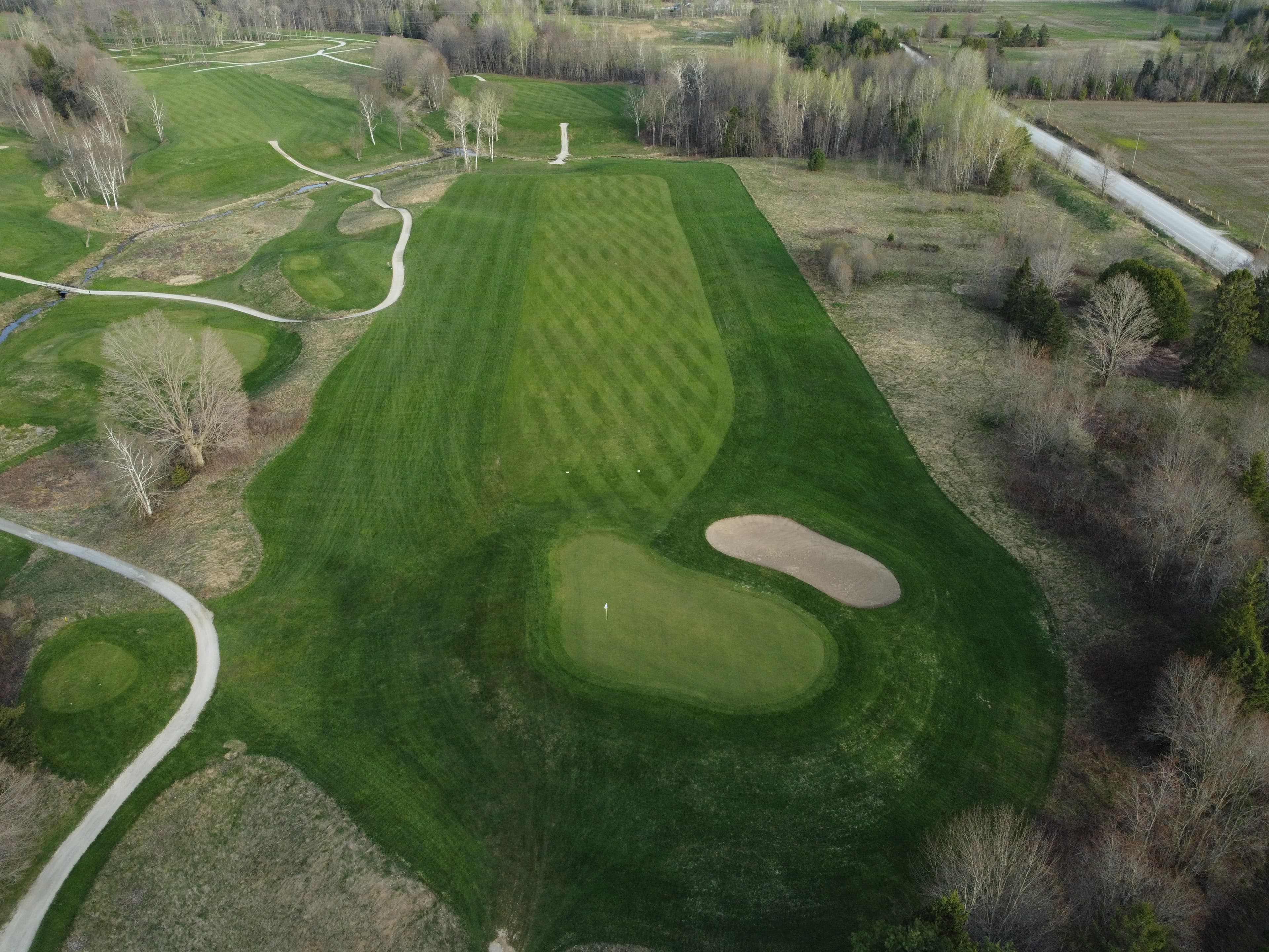 Drone image of Lake St. George