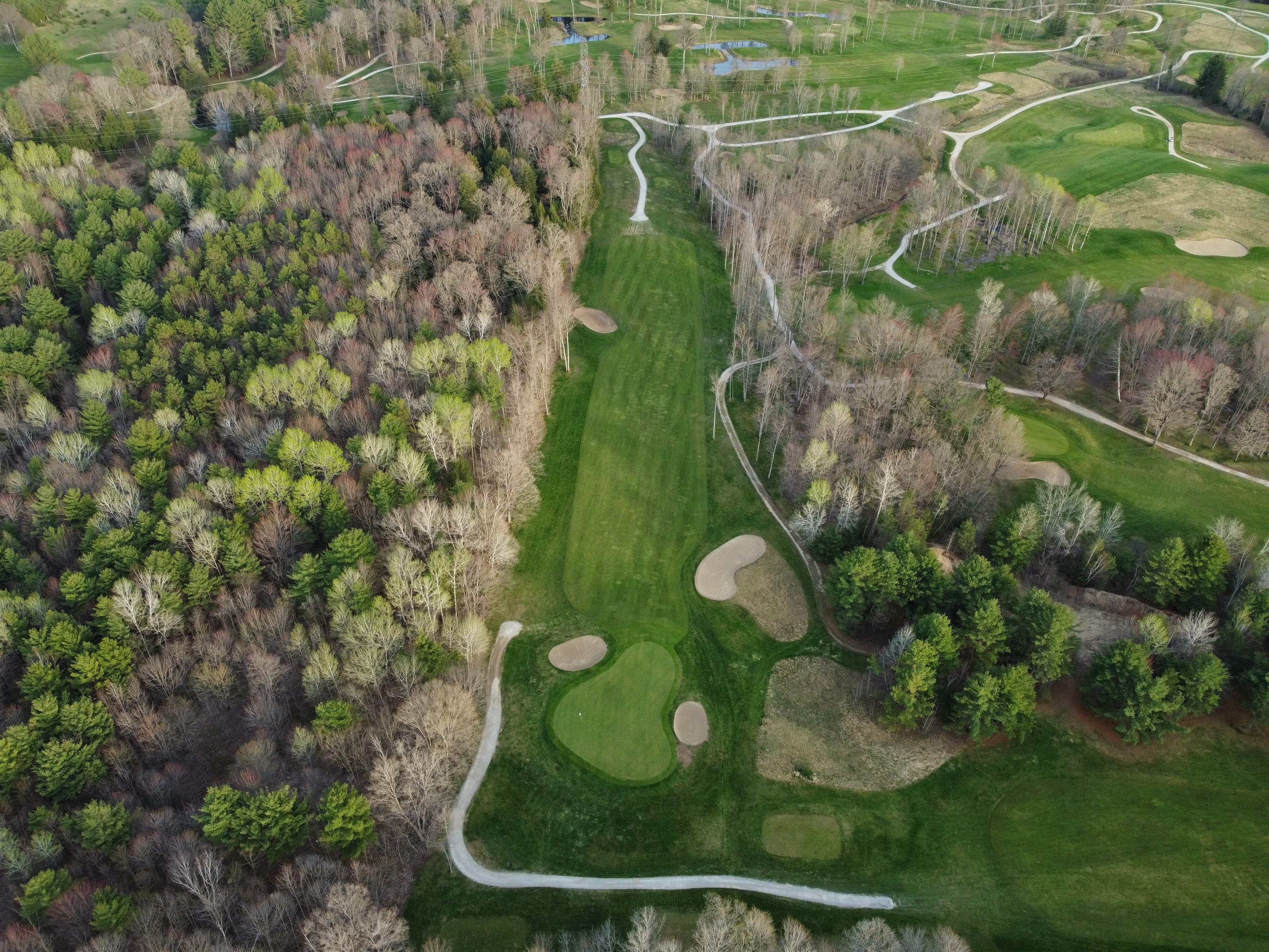 Drone image of Lake St. George