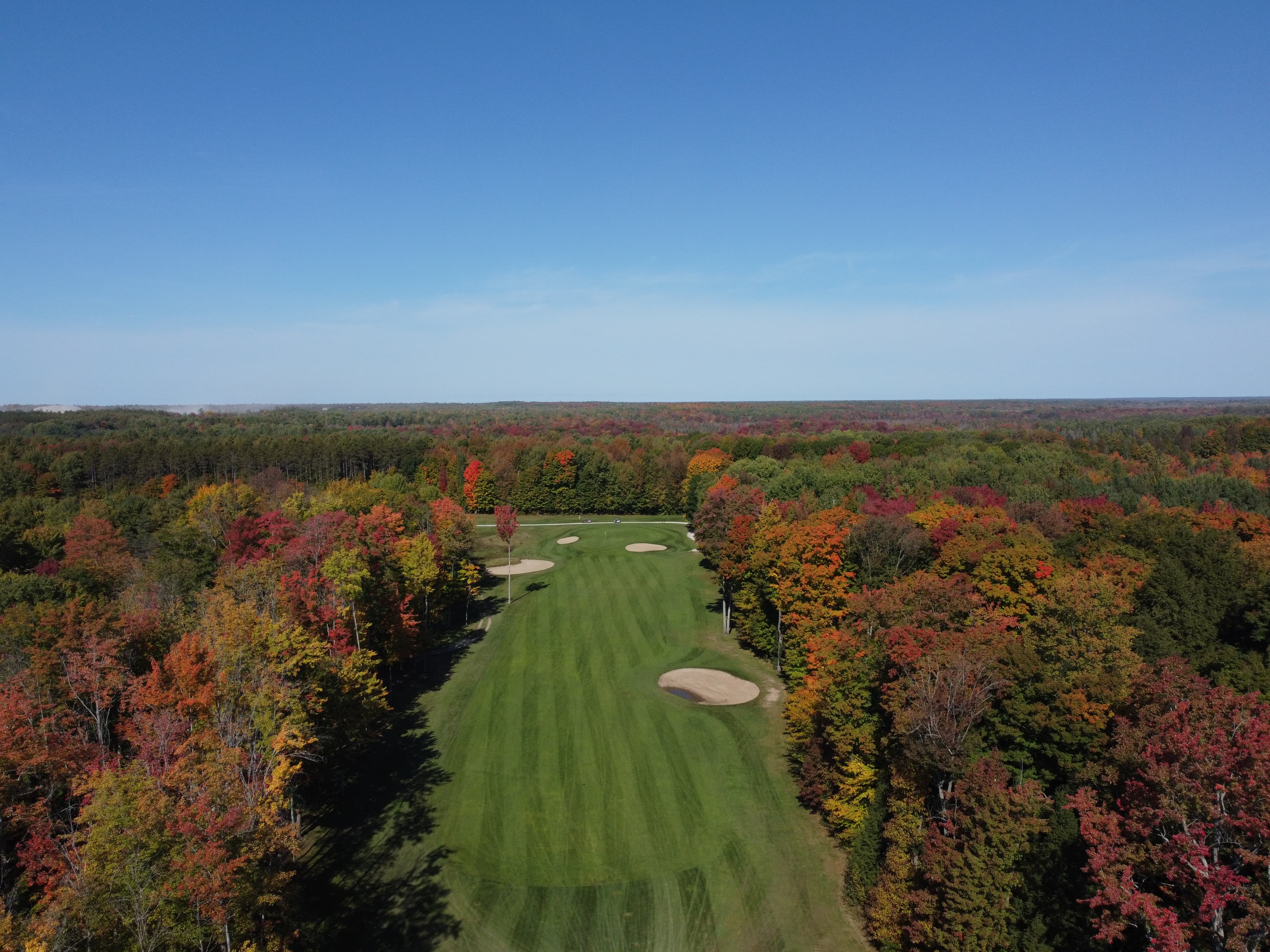 Drone image of Lake St. George
