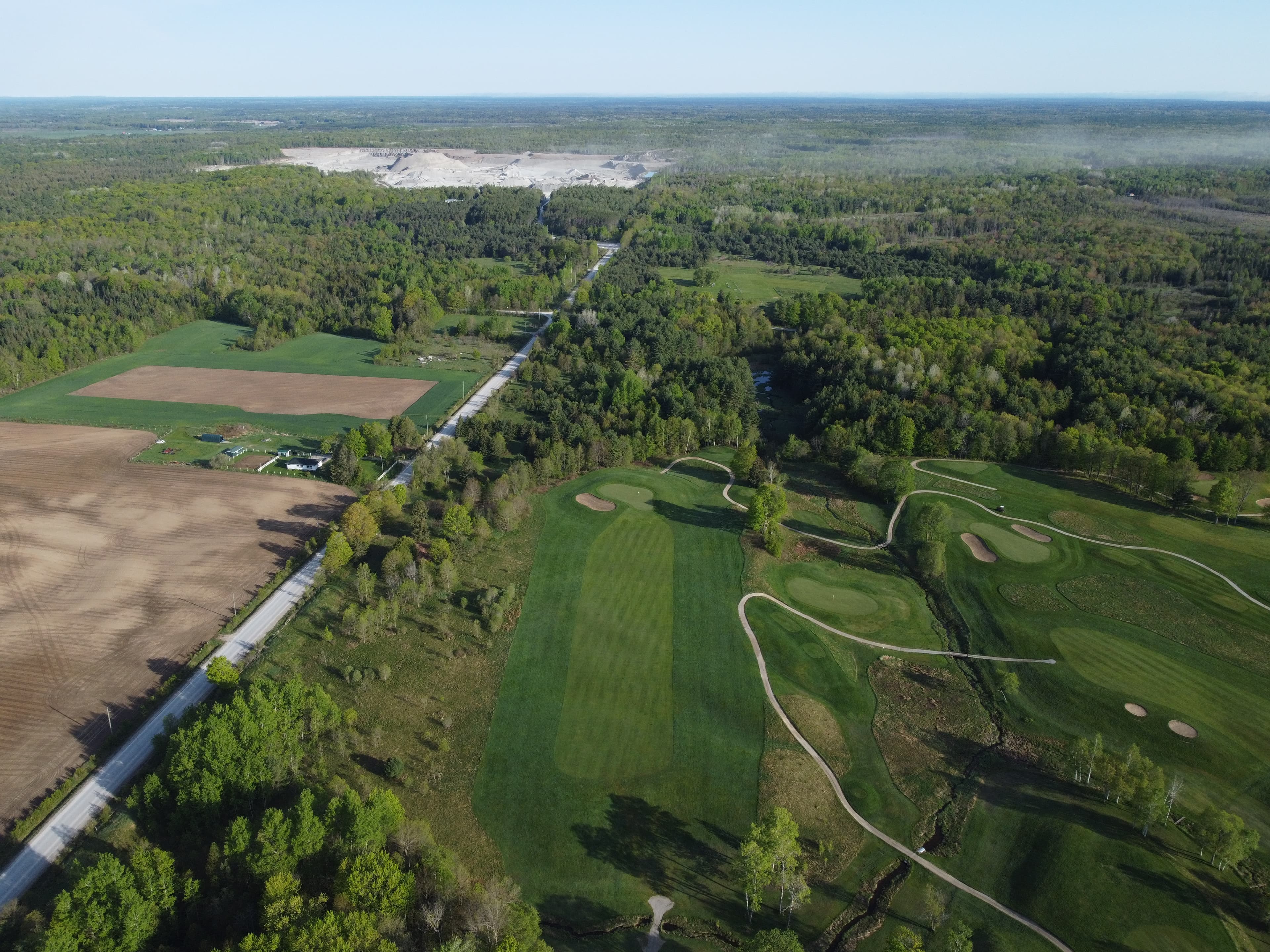 Drone image of Lake St. George