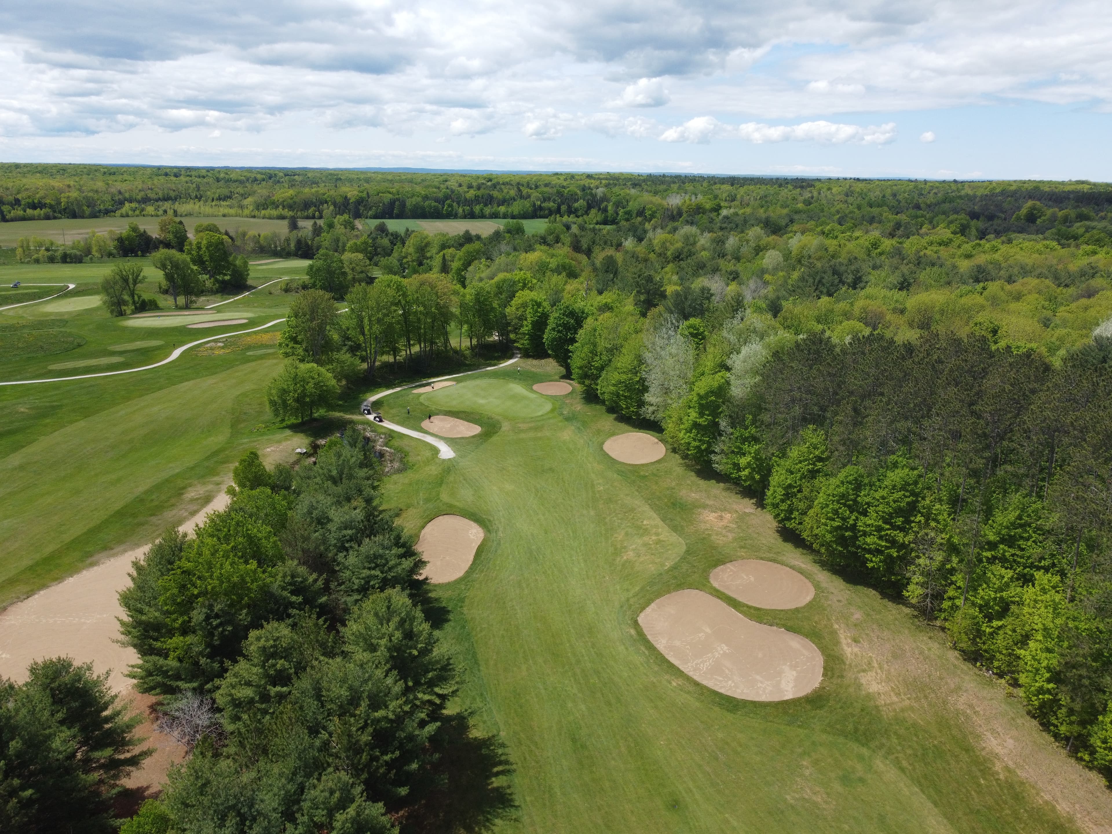 Drone image of Lake St. George