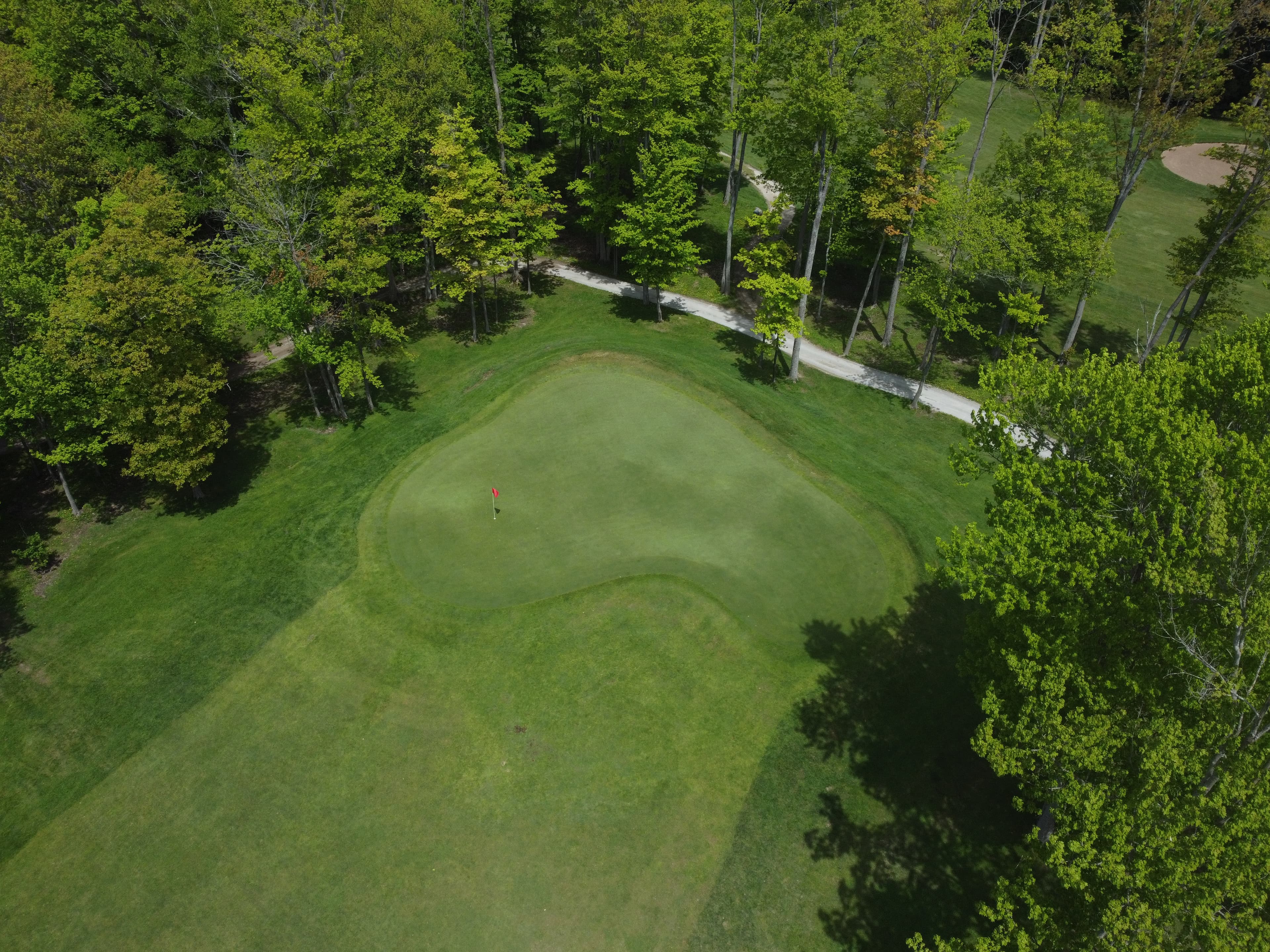 Drone image of Lake St. George