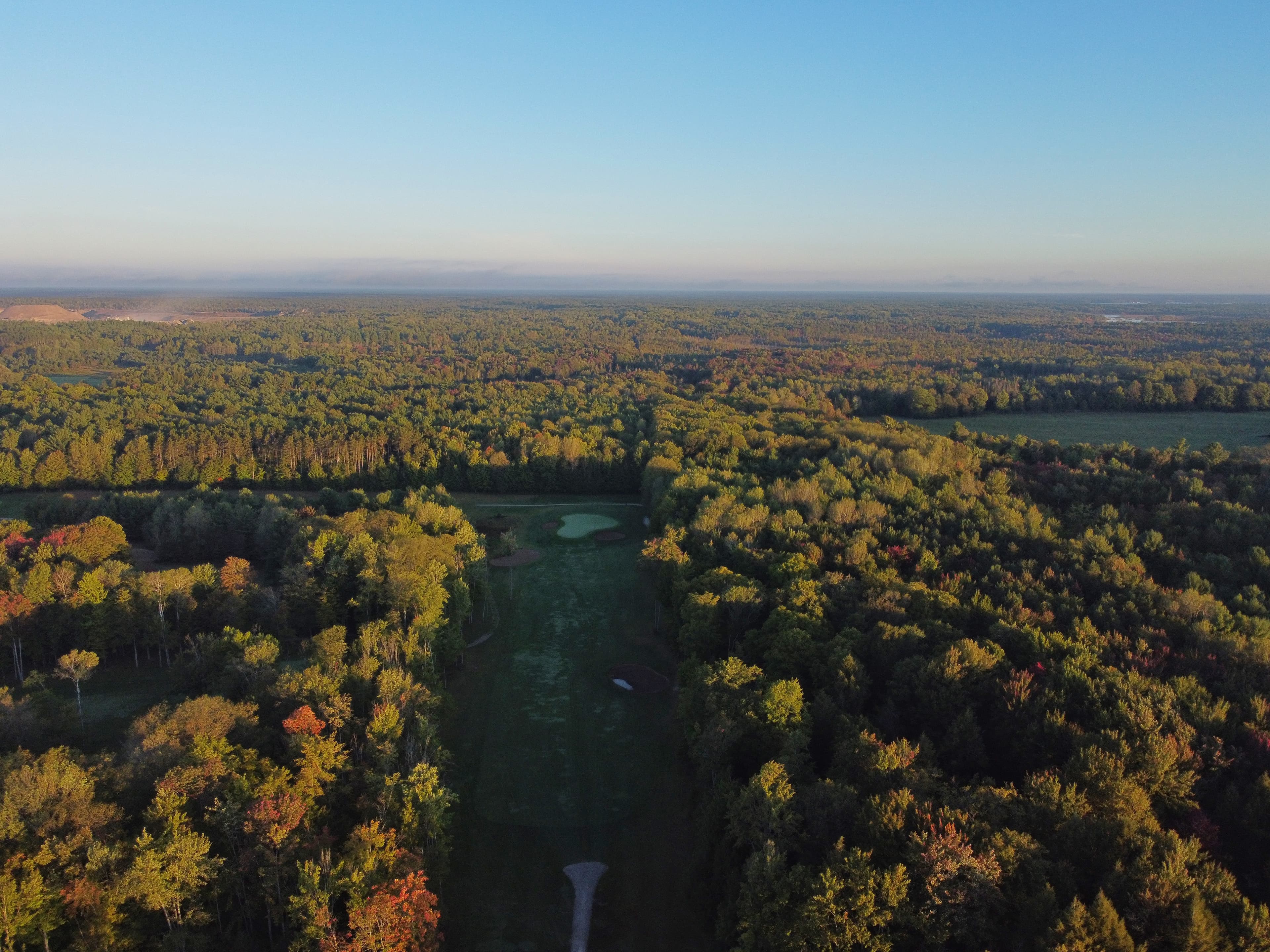 Drone image of Lake St. George
