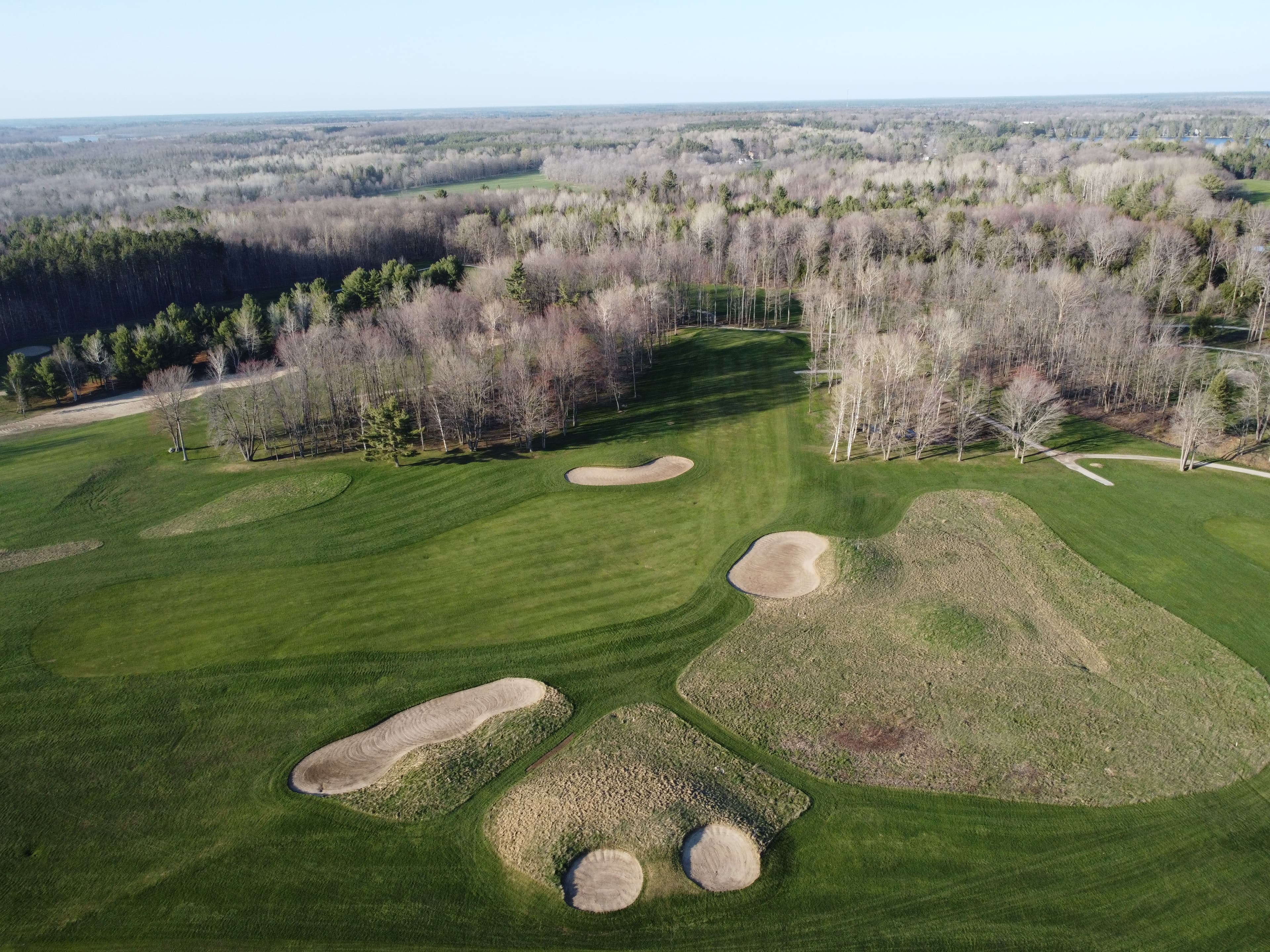 Drone image of Lake St. George