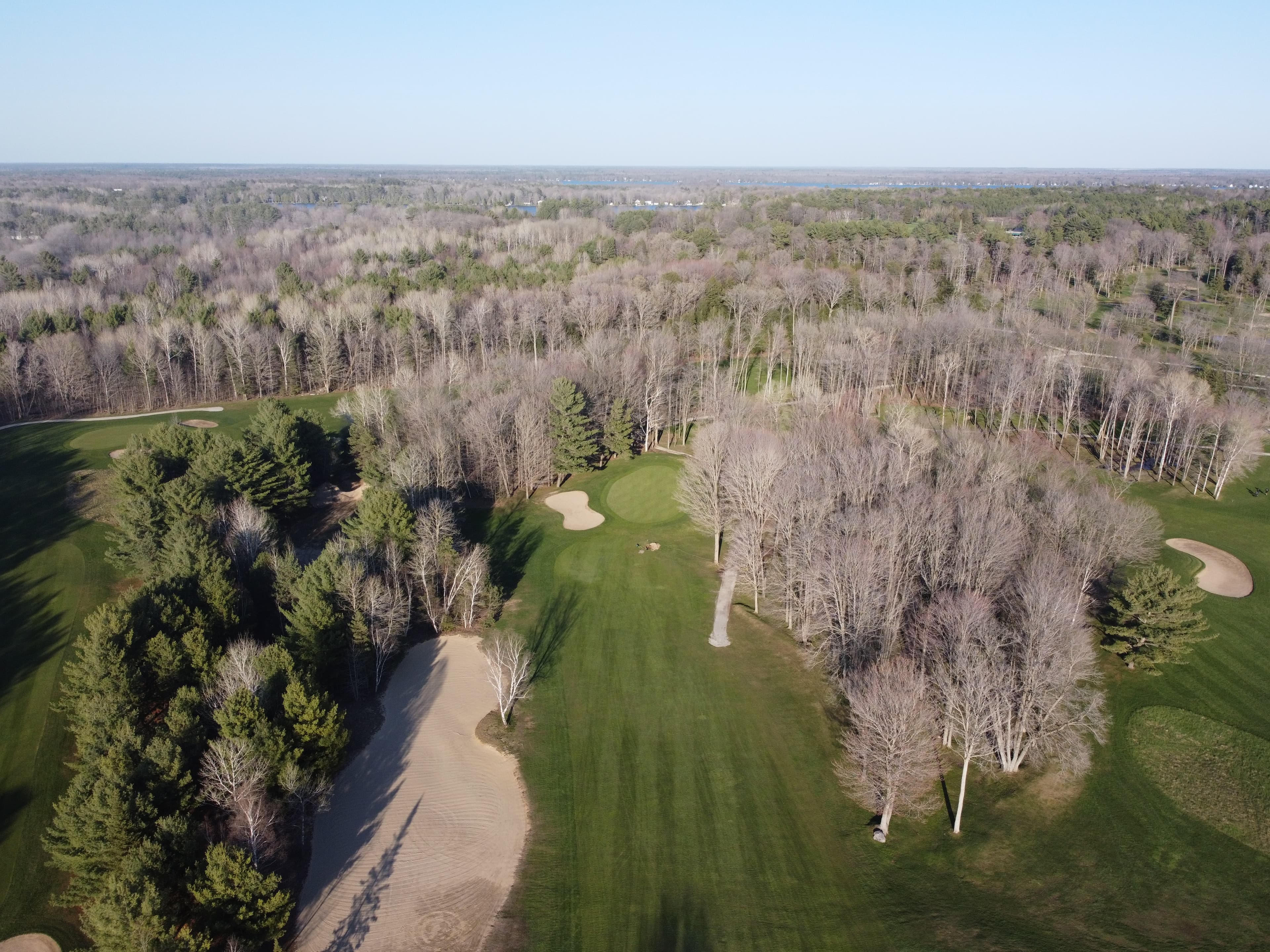 Drone image of Lake St. George