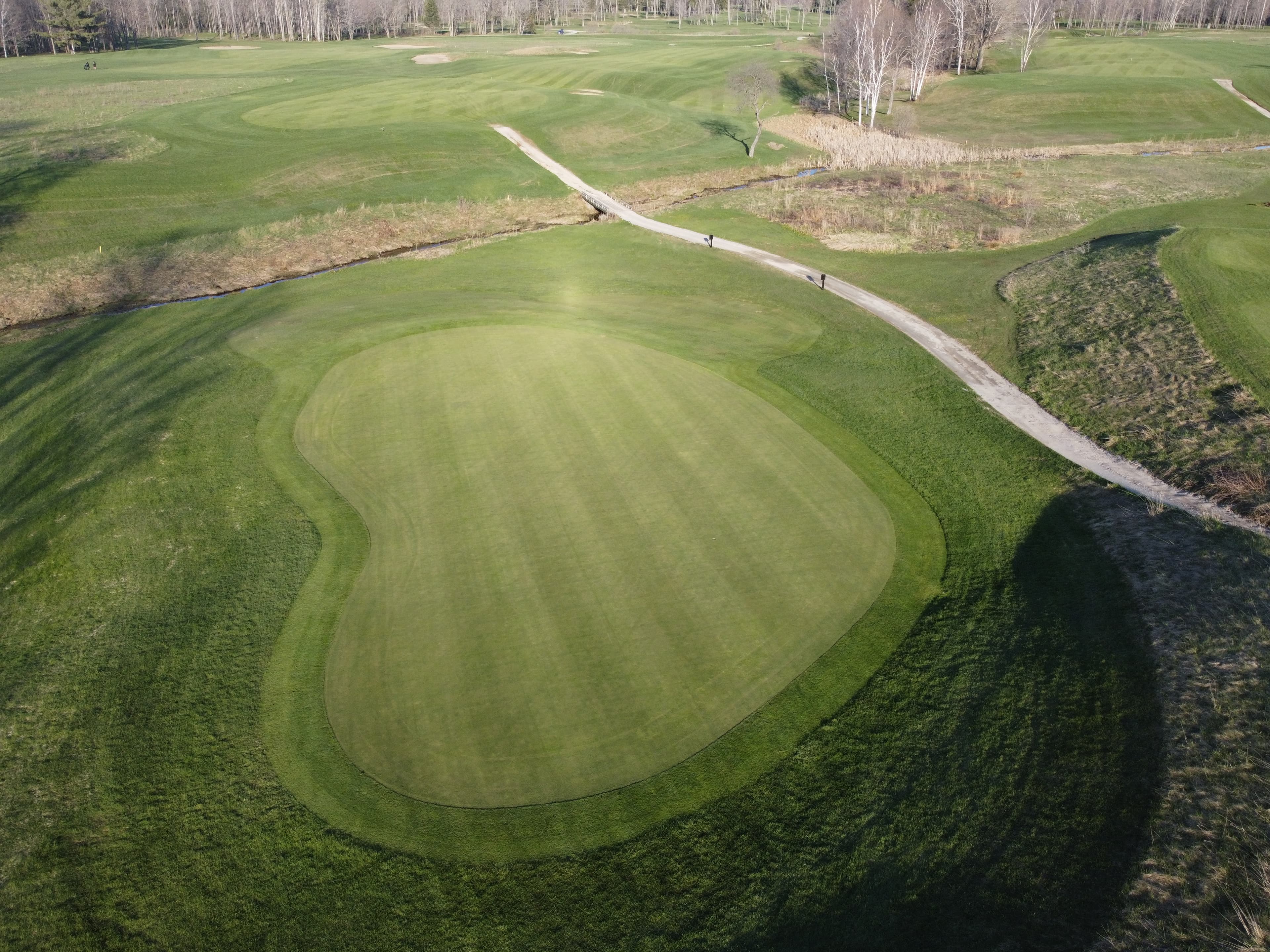 Drone image of Lake St. George