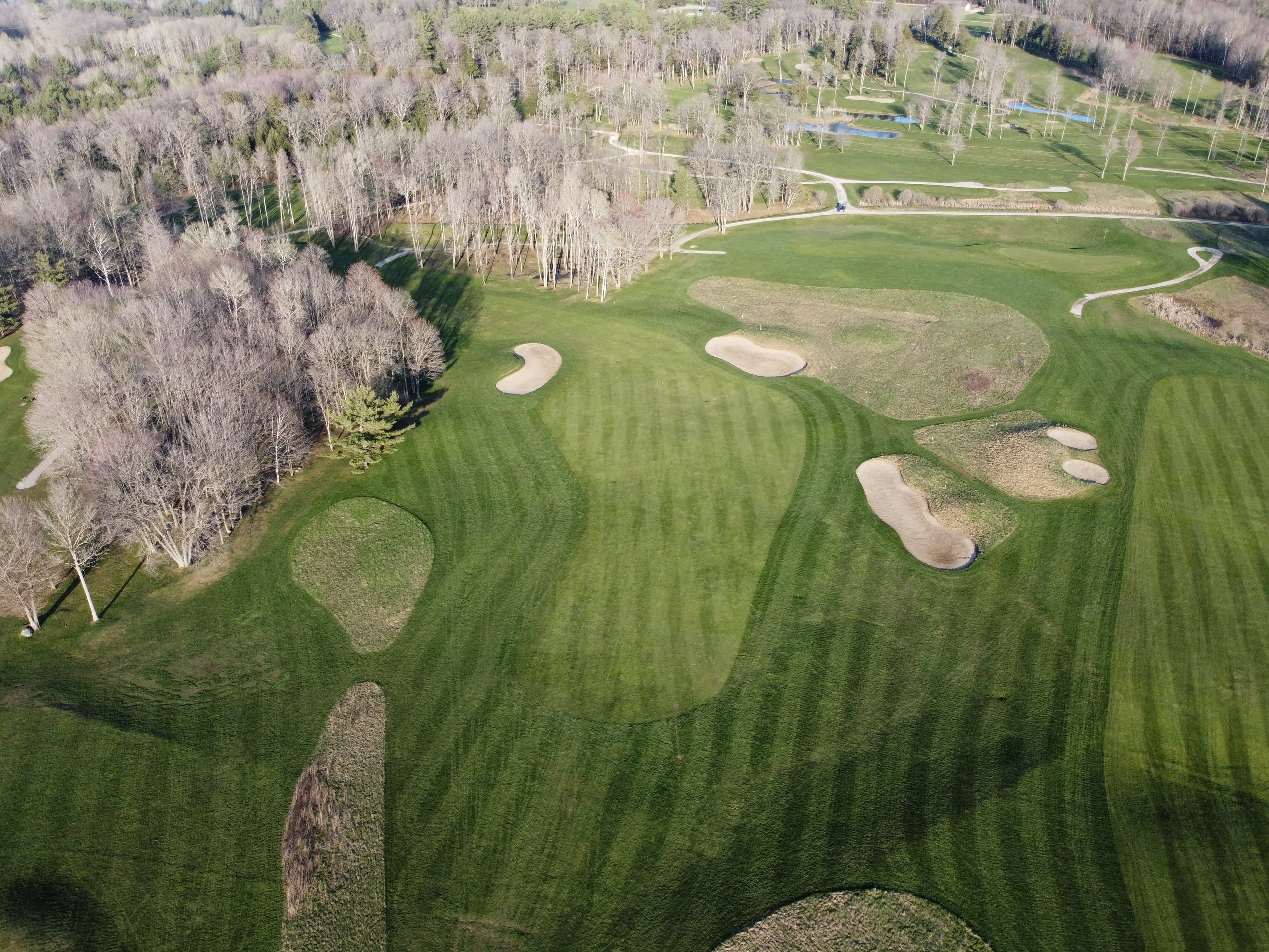 Drone image of Lake St. George