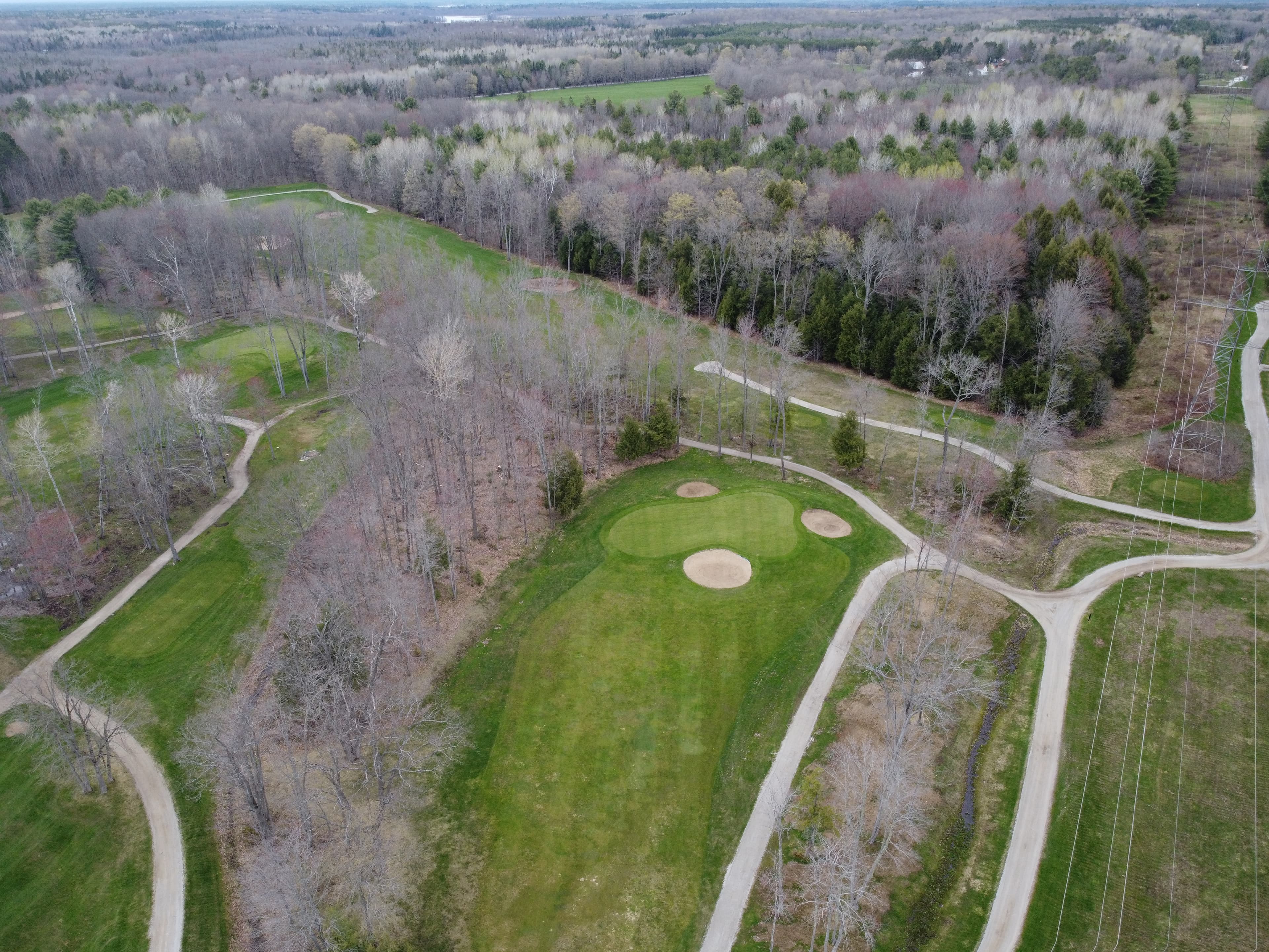 Drone image of Lake St. George