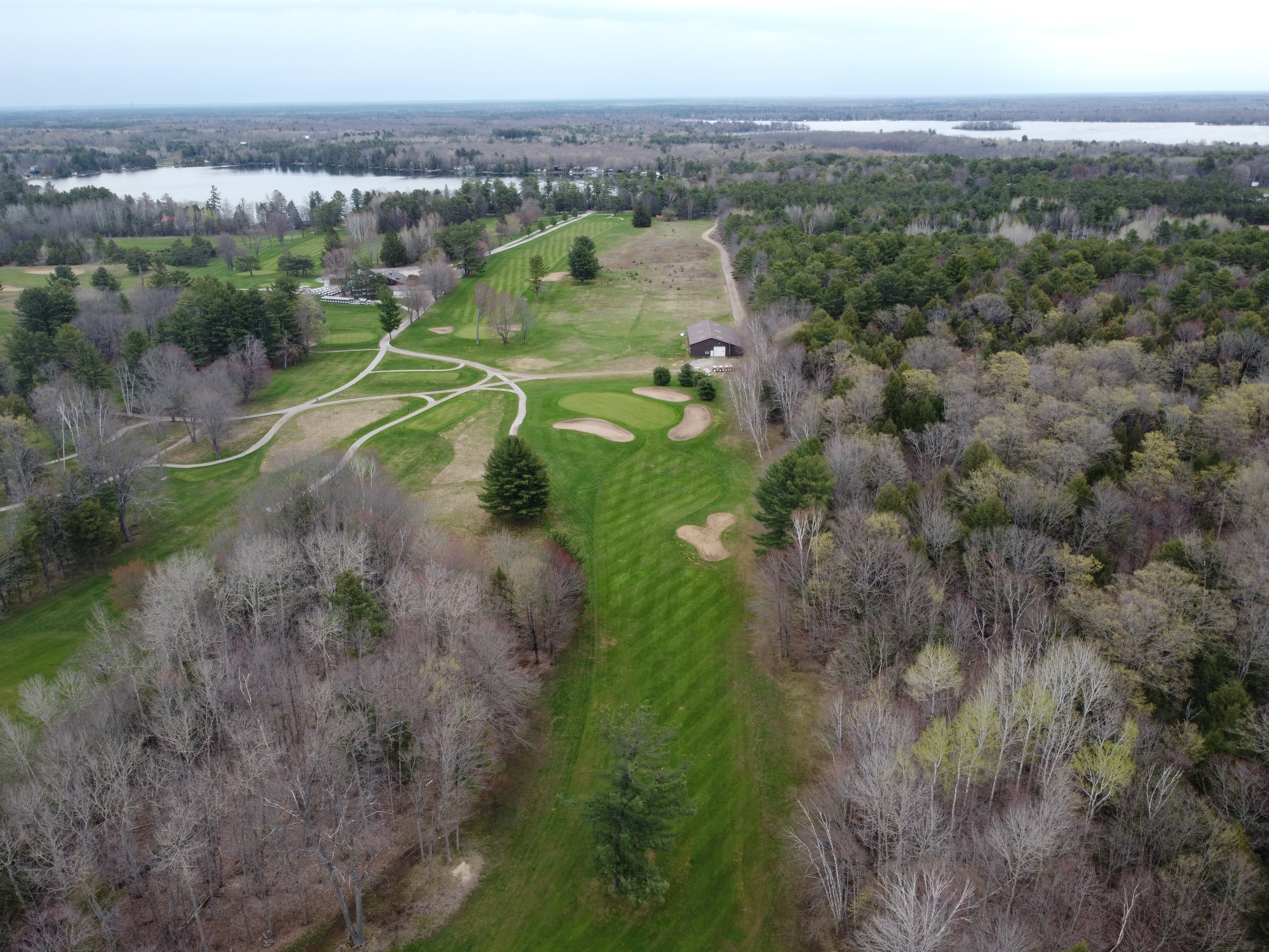 Drone image of Lake St. George